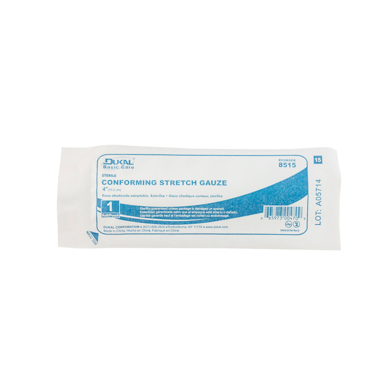 DUKAL BASIC CONFORMING STRETCH GAUZE : 8515 BG            $4.12 Stocked