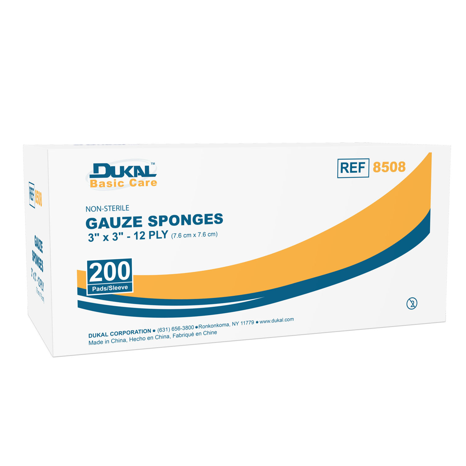 DUKAL BASIC GAUZE SPONGES : 8508 BG     $3.70 Stocked