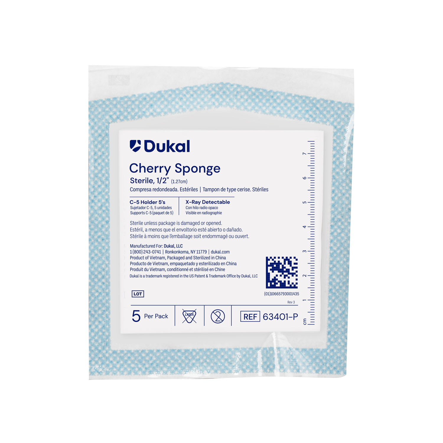 DUKAL CHERRY SPONGES : 63401-P PK         $2.45 Stocked