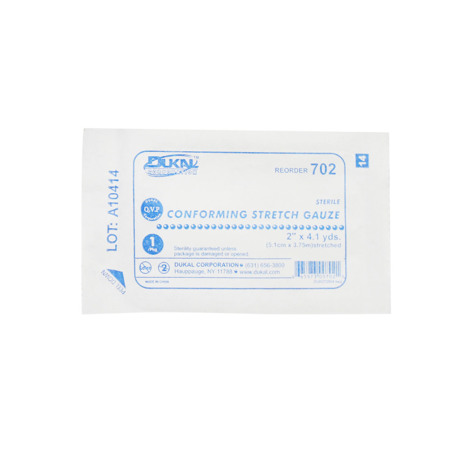 DUKAL CONFORMING STRETCH GAUZE : 702 BX                  $5.58 Stocked