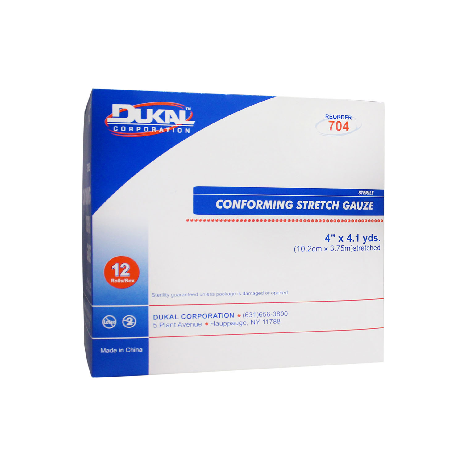 DUKAL CONFORMING STRETCH GAUZE : 704 BG                       $7.20 Stocked