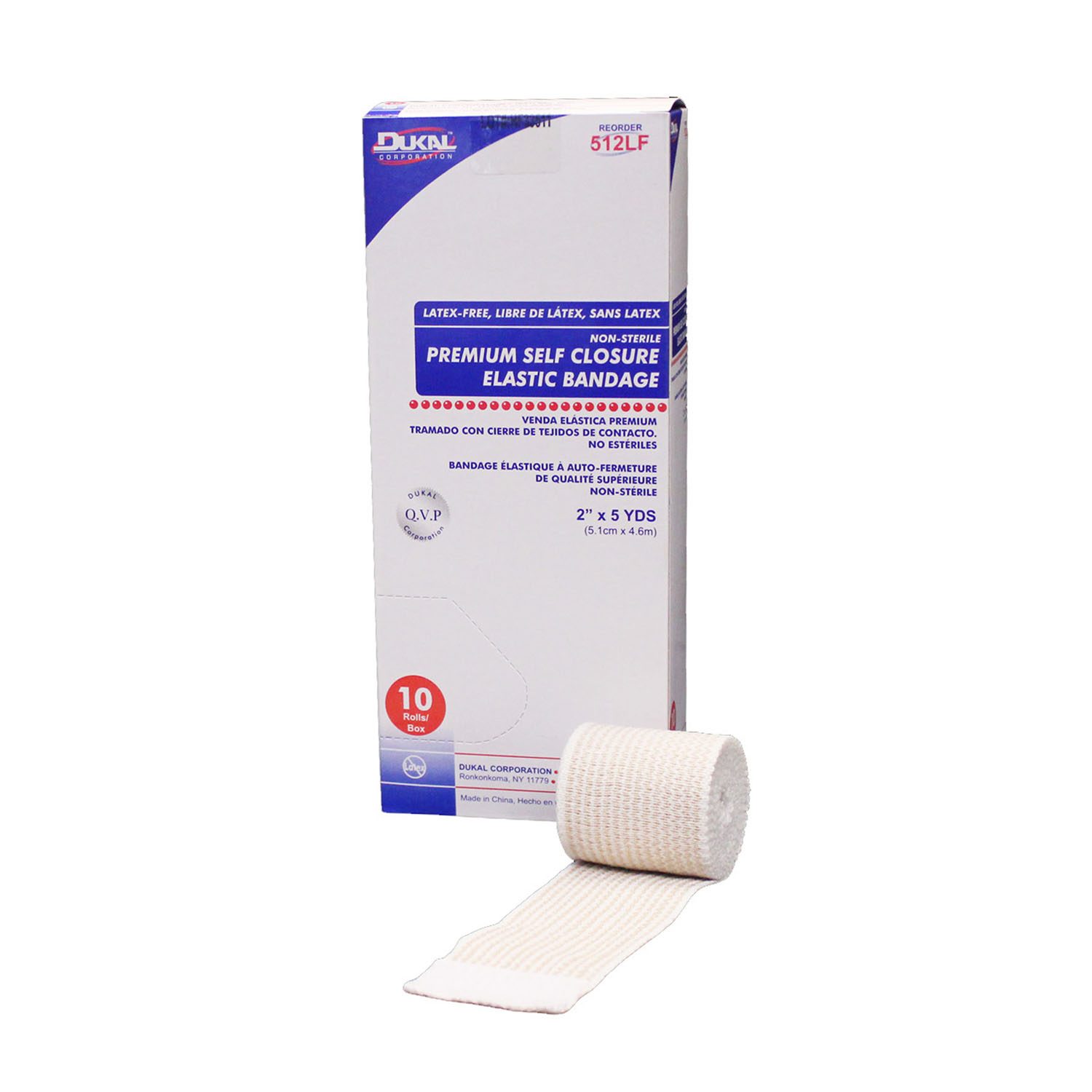 DUKAL ELASTIC BANDAGE : 512LF BX                       $9.18 Stocked