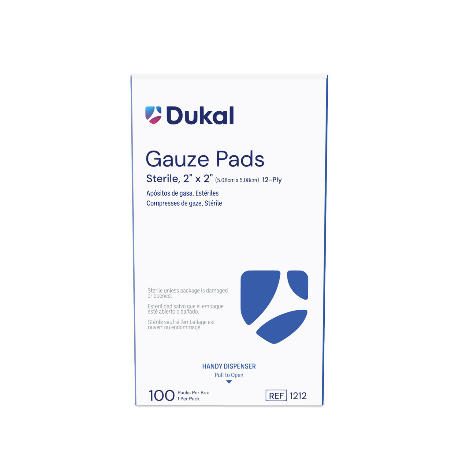 DUKAL GAUZE PADS : 1212 BX     $5.62 Stocked