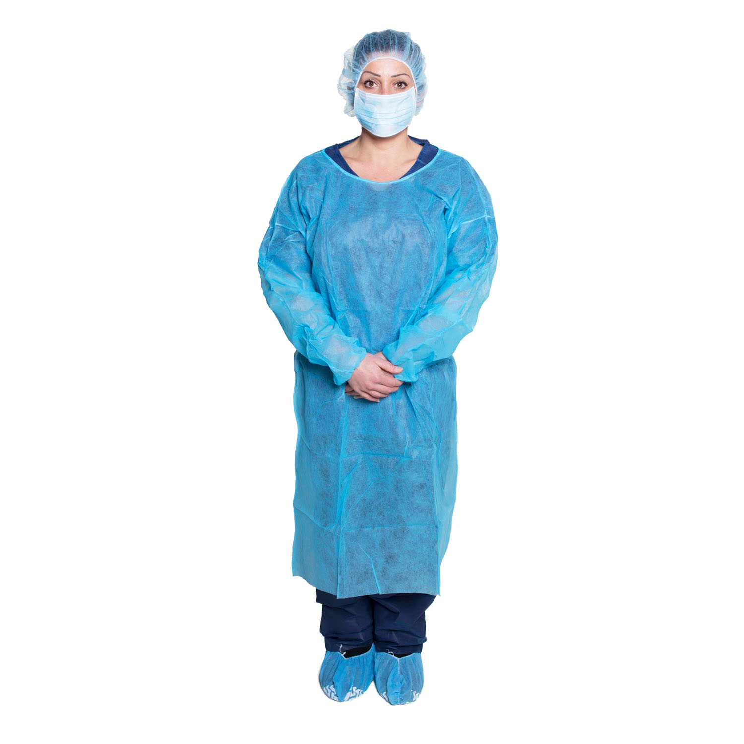 DUKAL ISOLATION GOWNS : 301BL BG                                                                                                                                                                                                                               