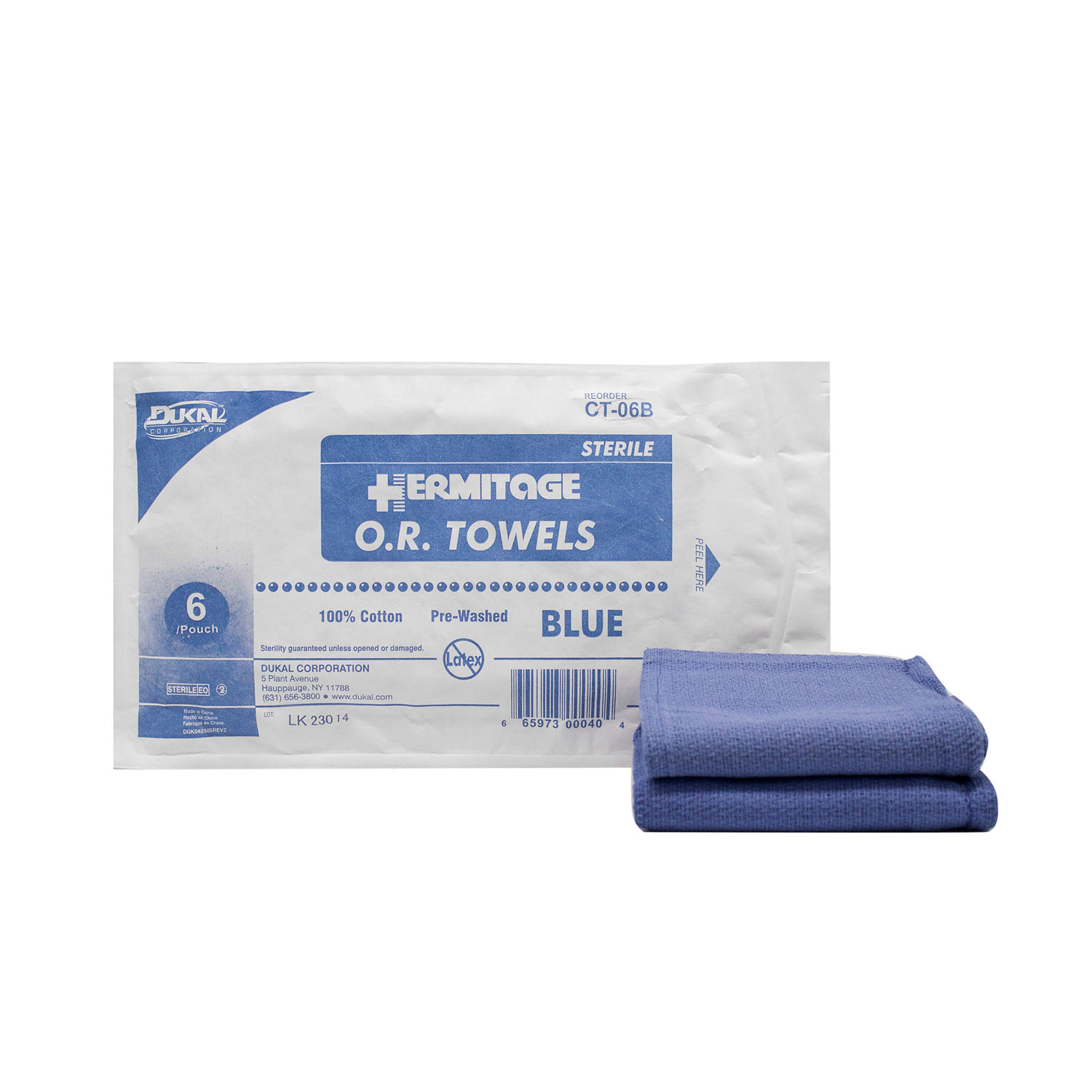 DUKAL OPERATING ROOM (O.R.) TOWELS : CT-06B CS                       $70.43 Stocked