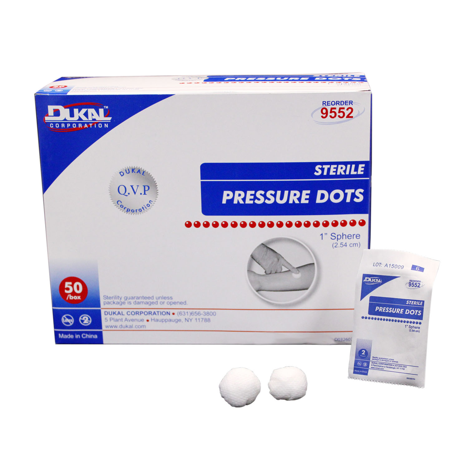 DUKAL PRESSURE DOTS : 9552 BX             $7.19 Stocked