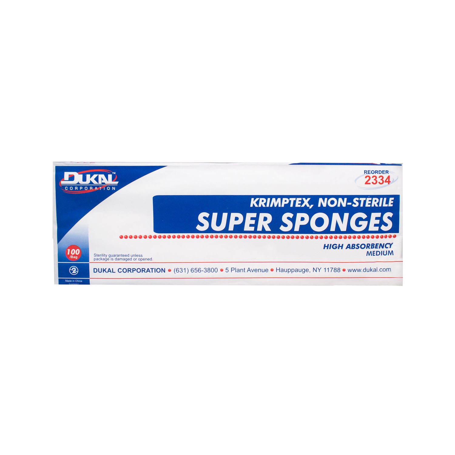 DUKAL SUPER SPONGES : 2334 BG $17.81 Stocked