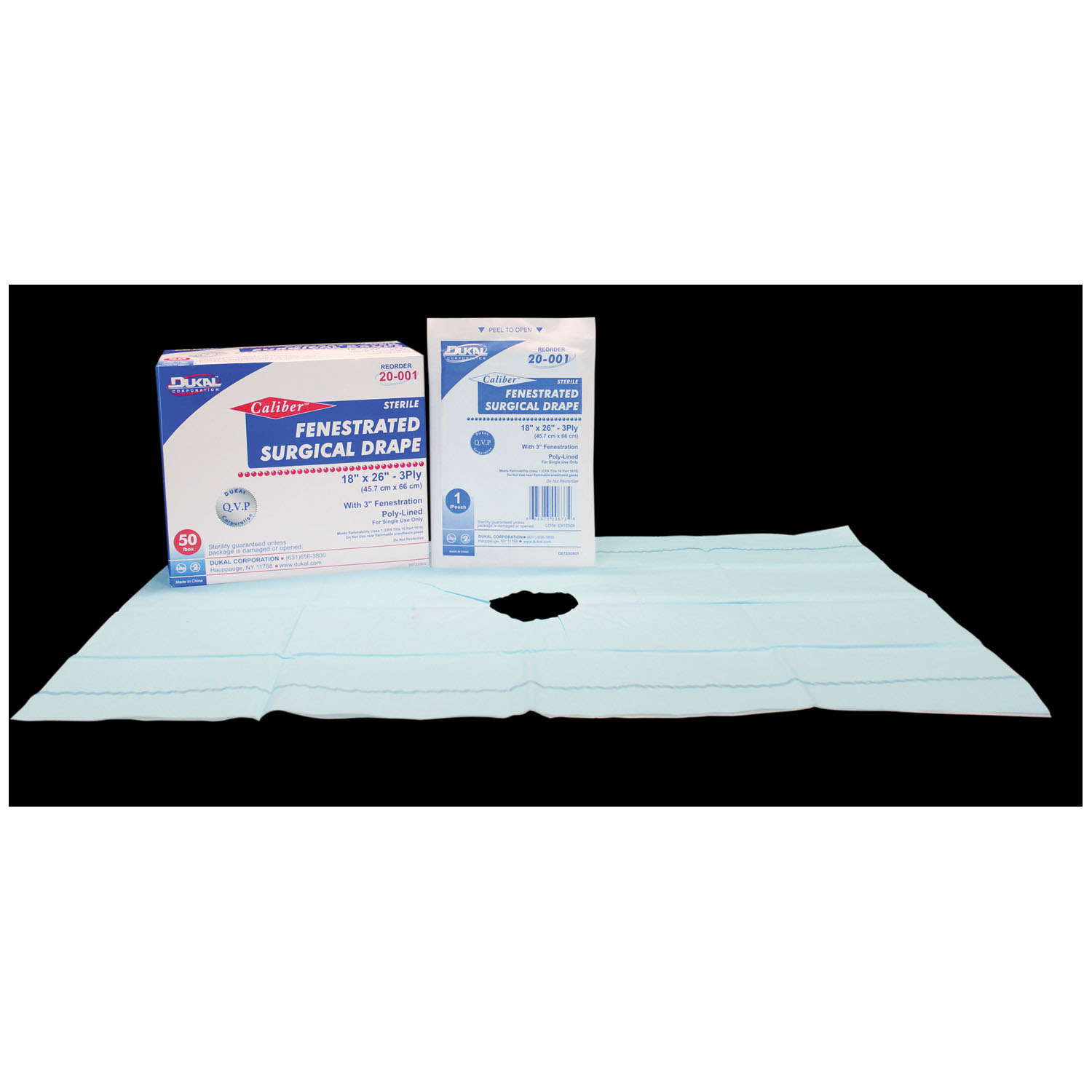 DUKAL SURGICAL DRAPES : 20-001 BX $20.91 Stocked