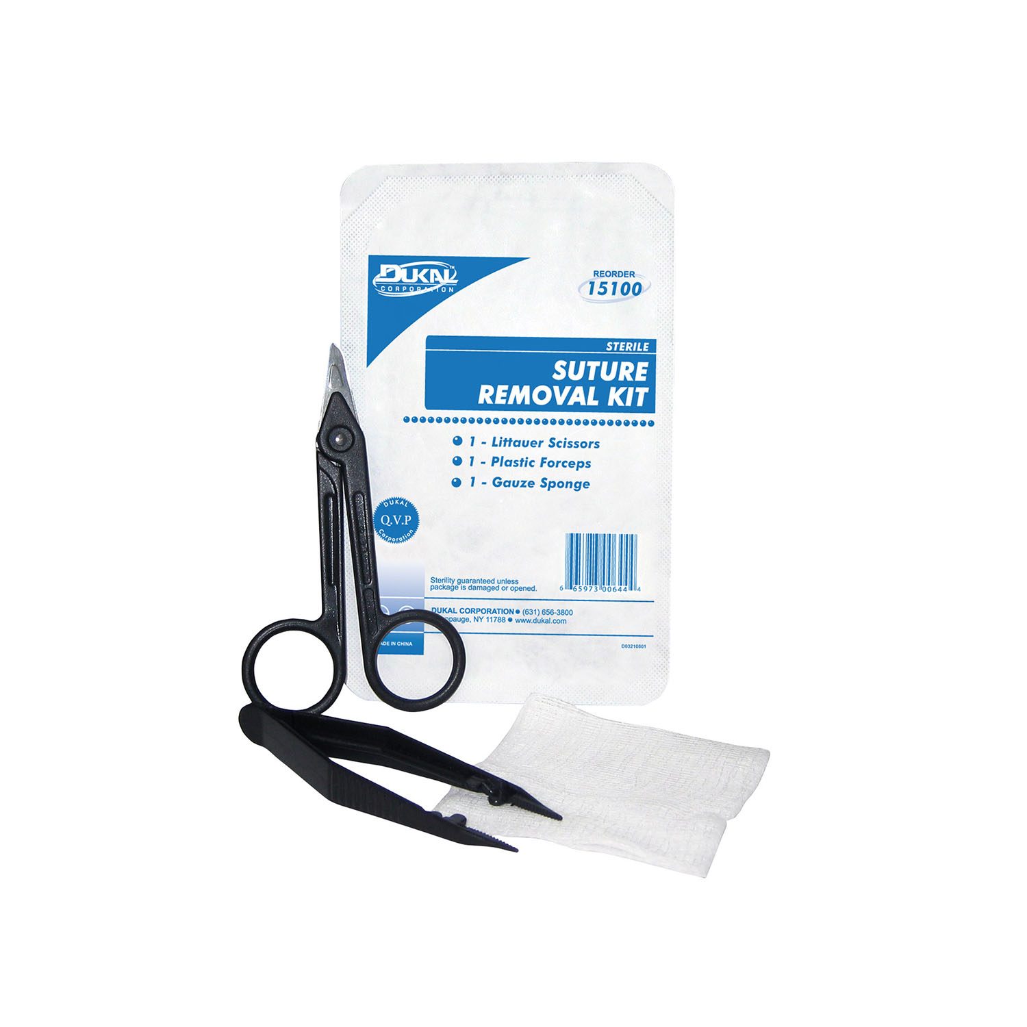 DUKAL SUTURE REMOVAL KIT : 15100 KT $0.83 Stocked