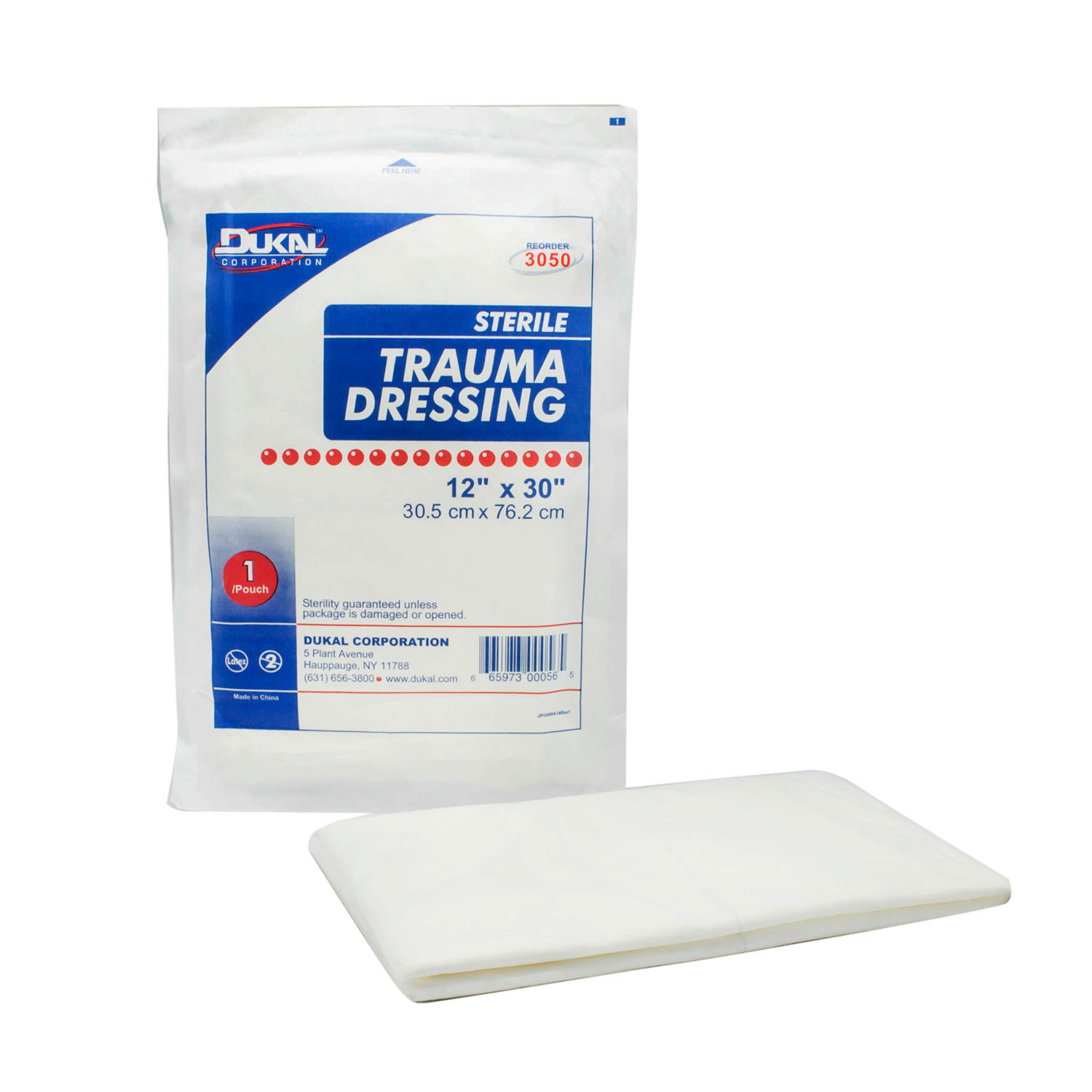 DUKAL TRAUMA DRESSING : 3050 EA         $2.76 Stocked