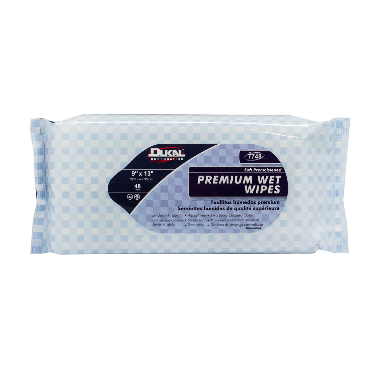 DUKAL WET WIPES : 7748 PK               $2.42 Stocked