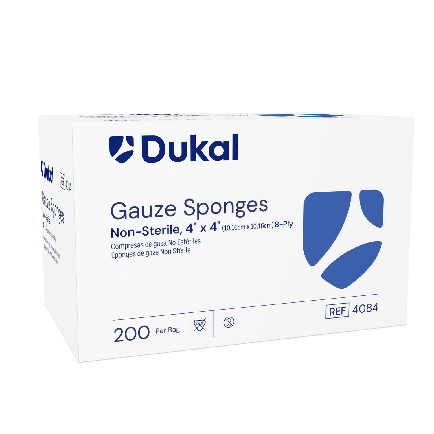 DUKAL WOVEN COTTON GAUZE SPONGES : 4084 BG    $5.77 Stocked