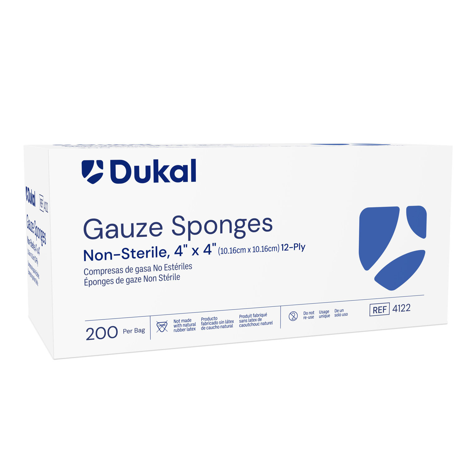 DUKAL WOVEN COTTON GAUZE SPONGES : 4122 BG $8.77 Stocked