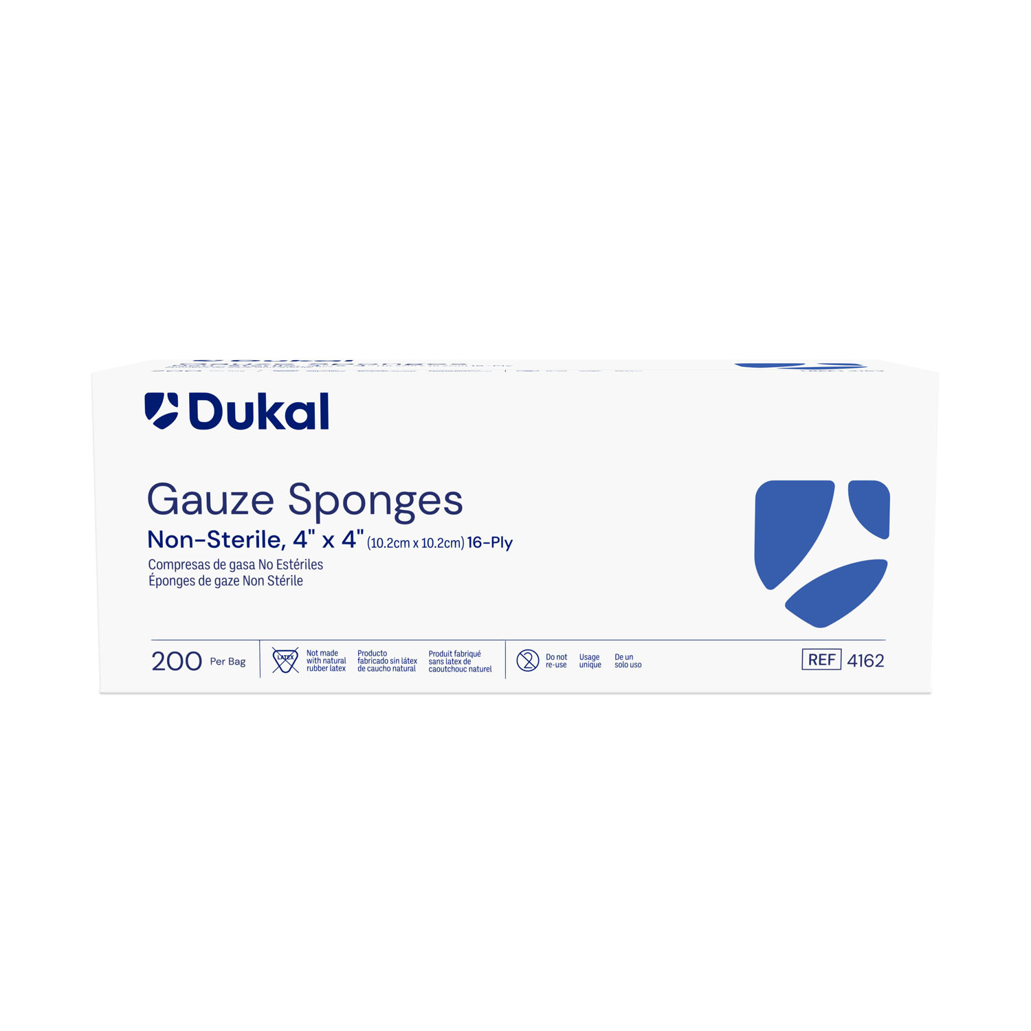 DUKAL WOVEN COTTON GAUZE SPONGES : 4162 BG          $11.50 Stocked