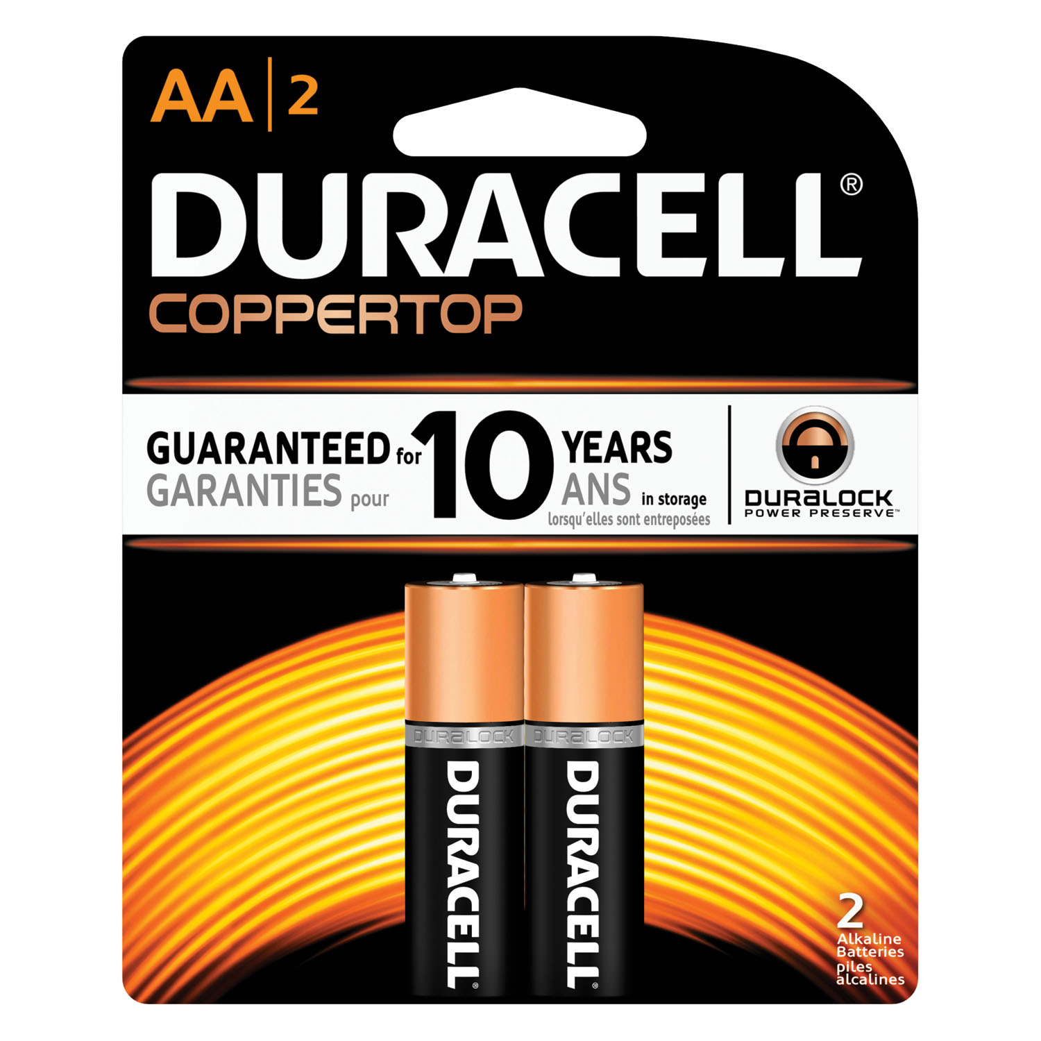 DURACELL COPPERTOP ALKALINE RETAIL BATTERY WITH DURALOCK POWER PRESERVE TECHNOLOGY : MN2400B4Z PK         $69.12 Stocked