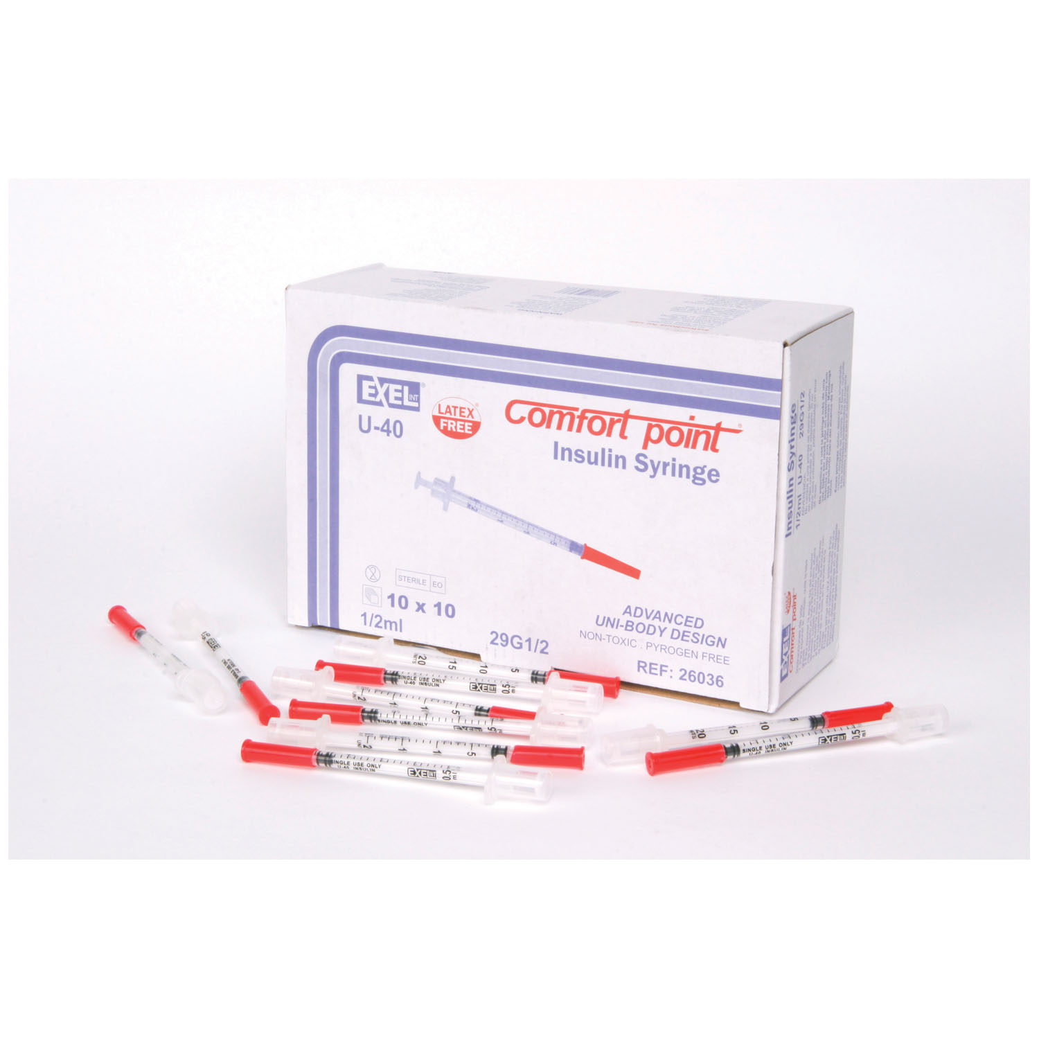 EXEL VETERINARY U-40 INSULIN SYRINGE : 26036 BX      $15.87 Stocked