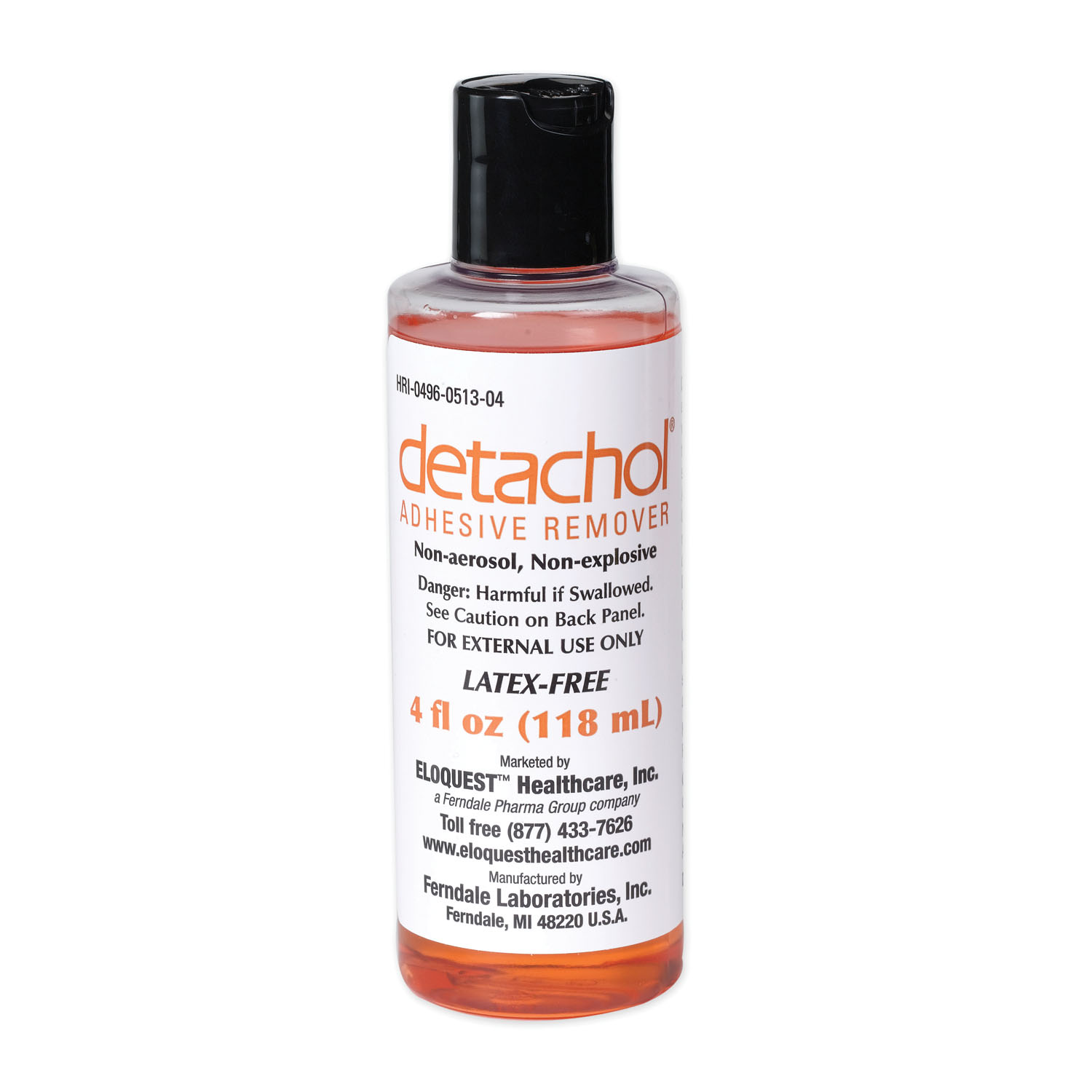 FERNDALE DETACHOL ADHESIVE REMOVER : 0513-04 EA                       $15.02 Stocked