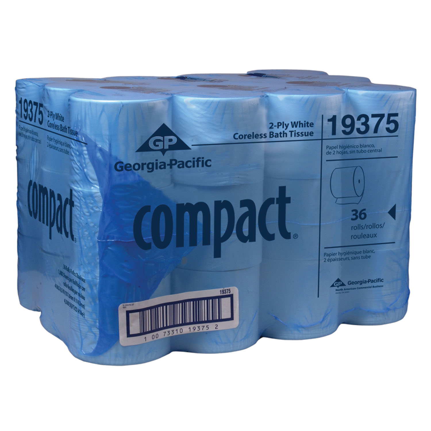 GEORGIA-PACIFIC COMPACT CORELESS BATHROOM TISSUE : 19375 CS               $99.37 Stocked