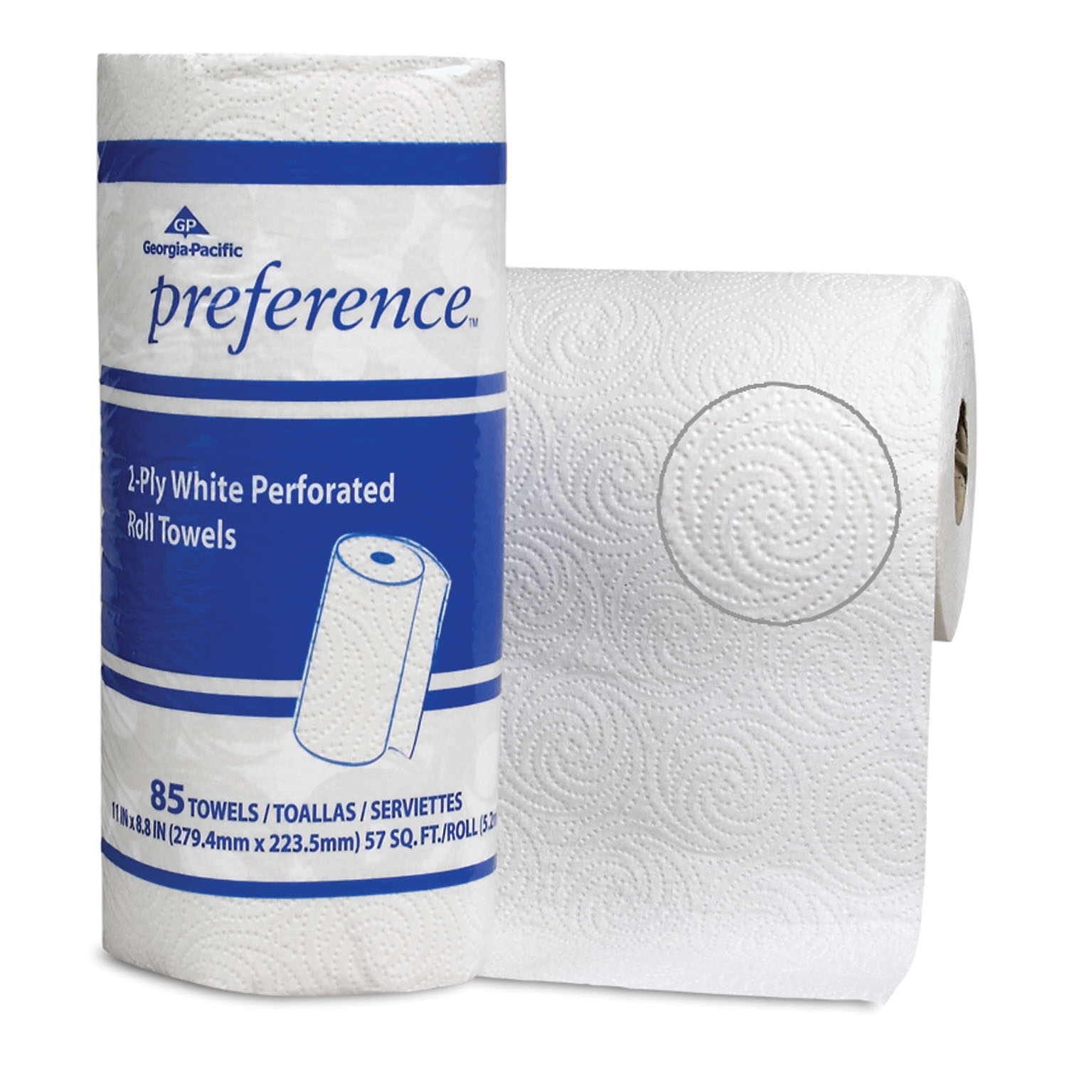 GEORGIA-PACIFIC PREFERENCE PERFORATED ROLL TOWELS : 27385 RL     $2.14 Stocked