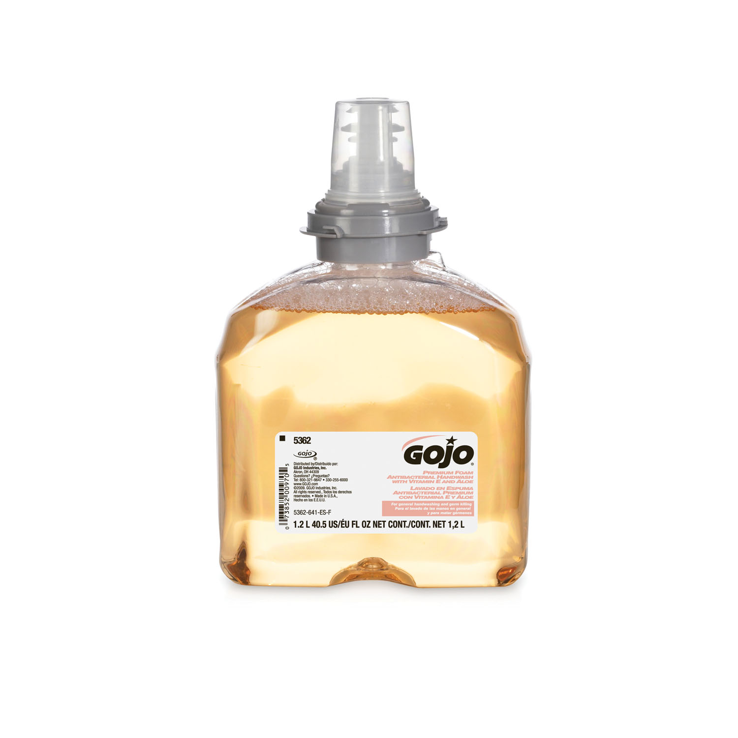 GOJO PREMIUM FOAM ANTIBACTERIAL HANDWASH : 5362-02 EA    $41.30 Stocked