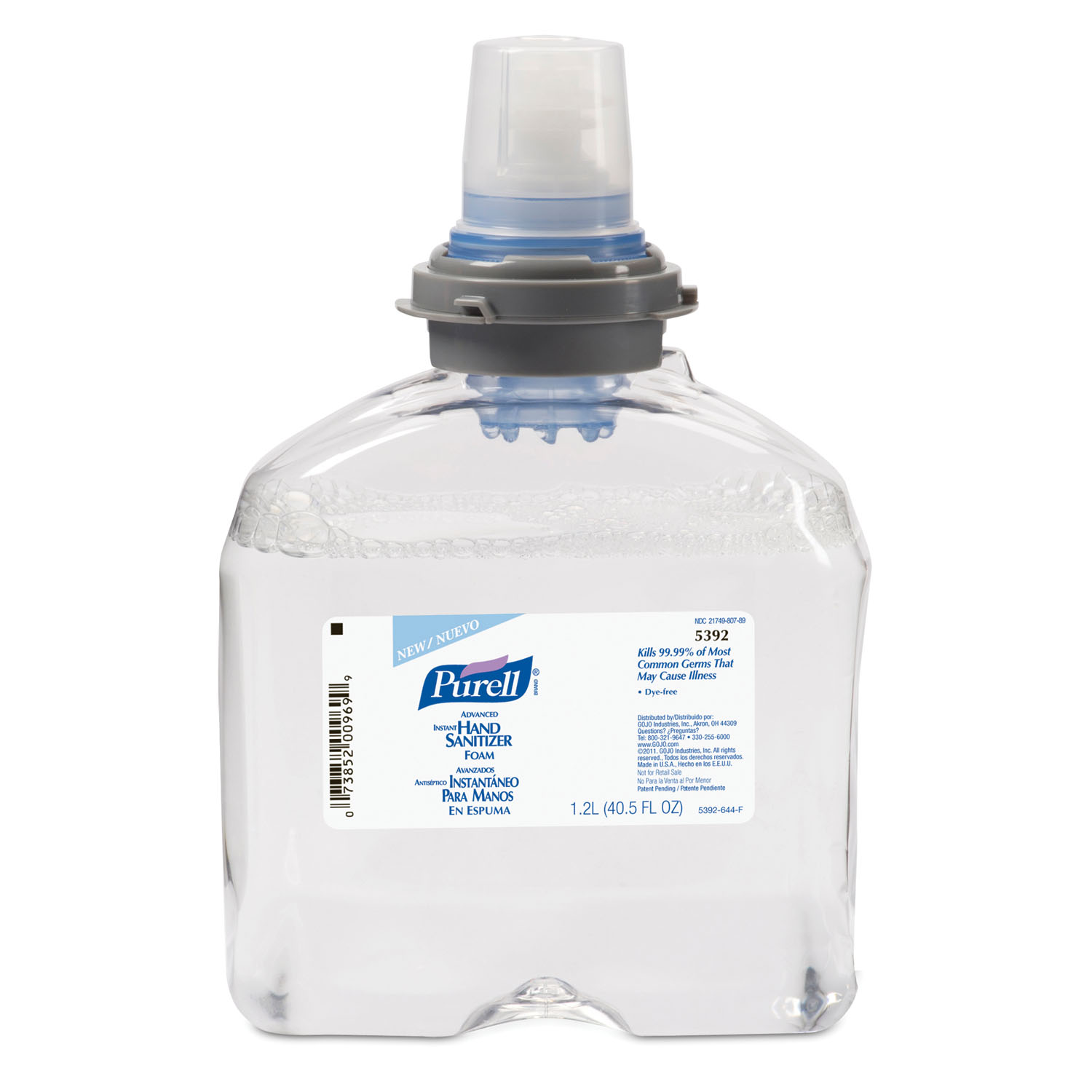 GOJO PURELL ADVANCED INSTANT HAND SANITIZER : 5392-02 CS   $92.63 Stocked