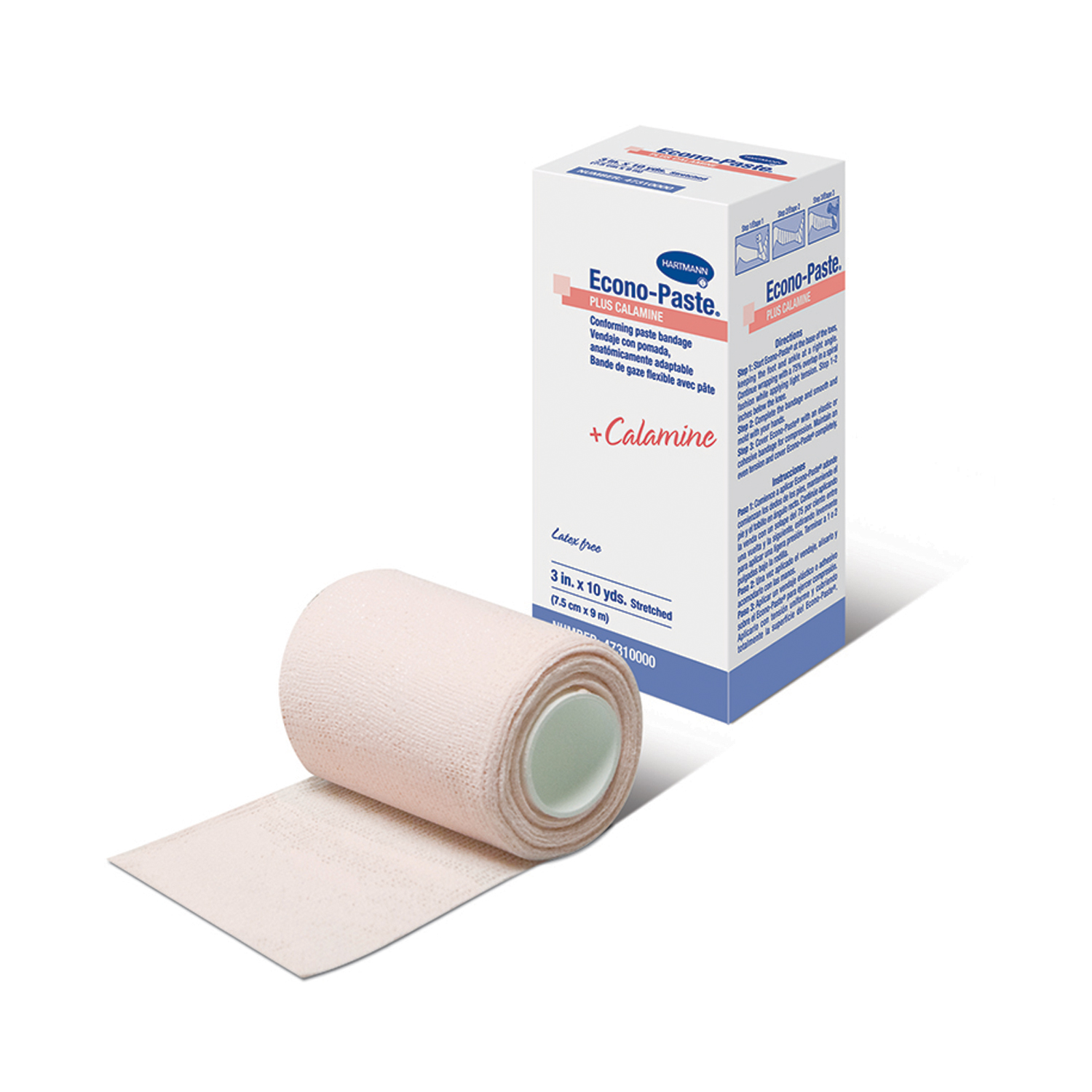 HARTMANN USA ECONO-PASTE PLUS CALAMINE CONFORMING ZINC-OXIDE PASTE BANDAGE : 47310000 RL   $6.40 Stocked