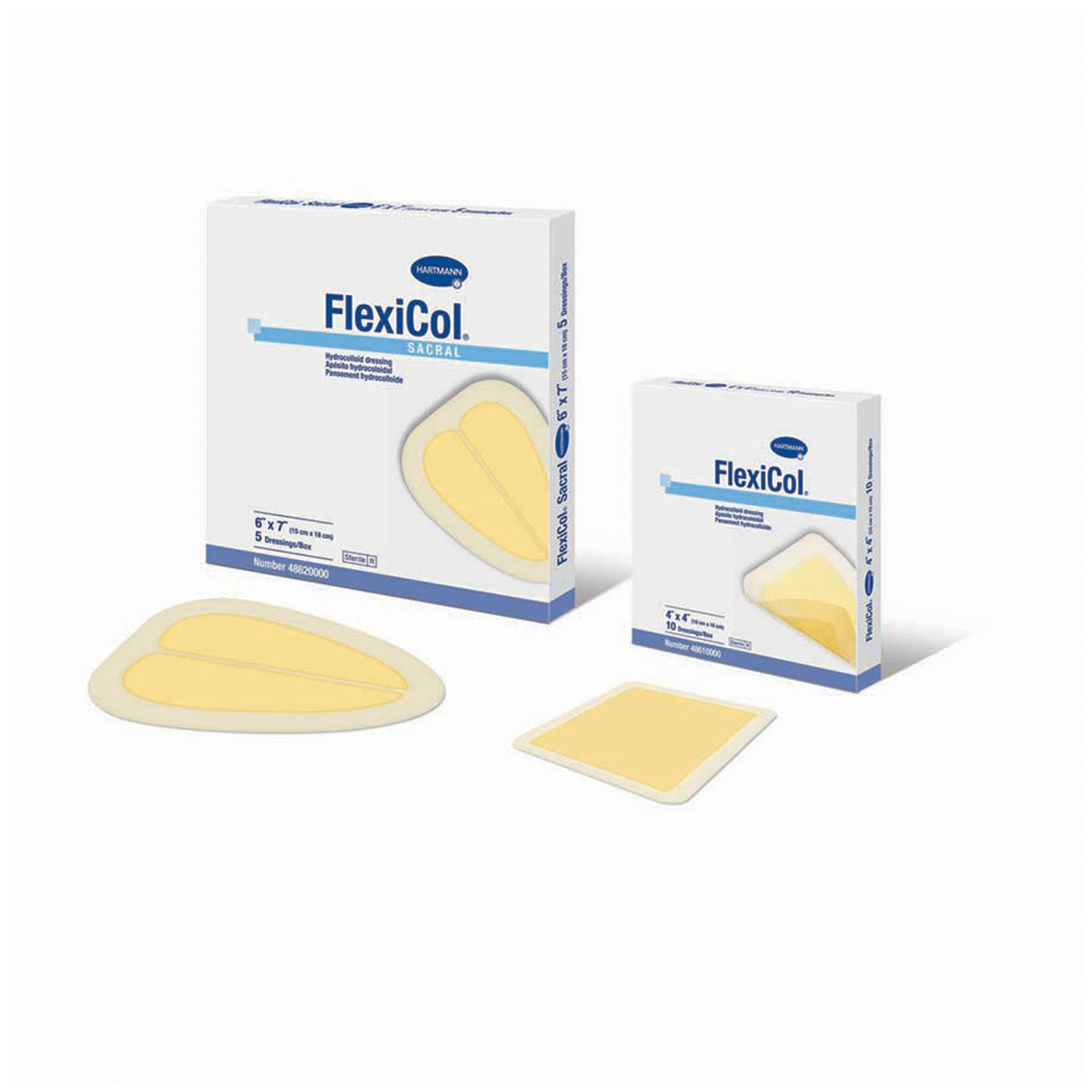 HARTMANN USA FLEXICOL HYDROCOLLOID DRESSING : 48600000 BX   $33.23 Stocked