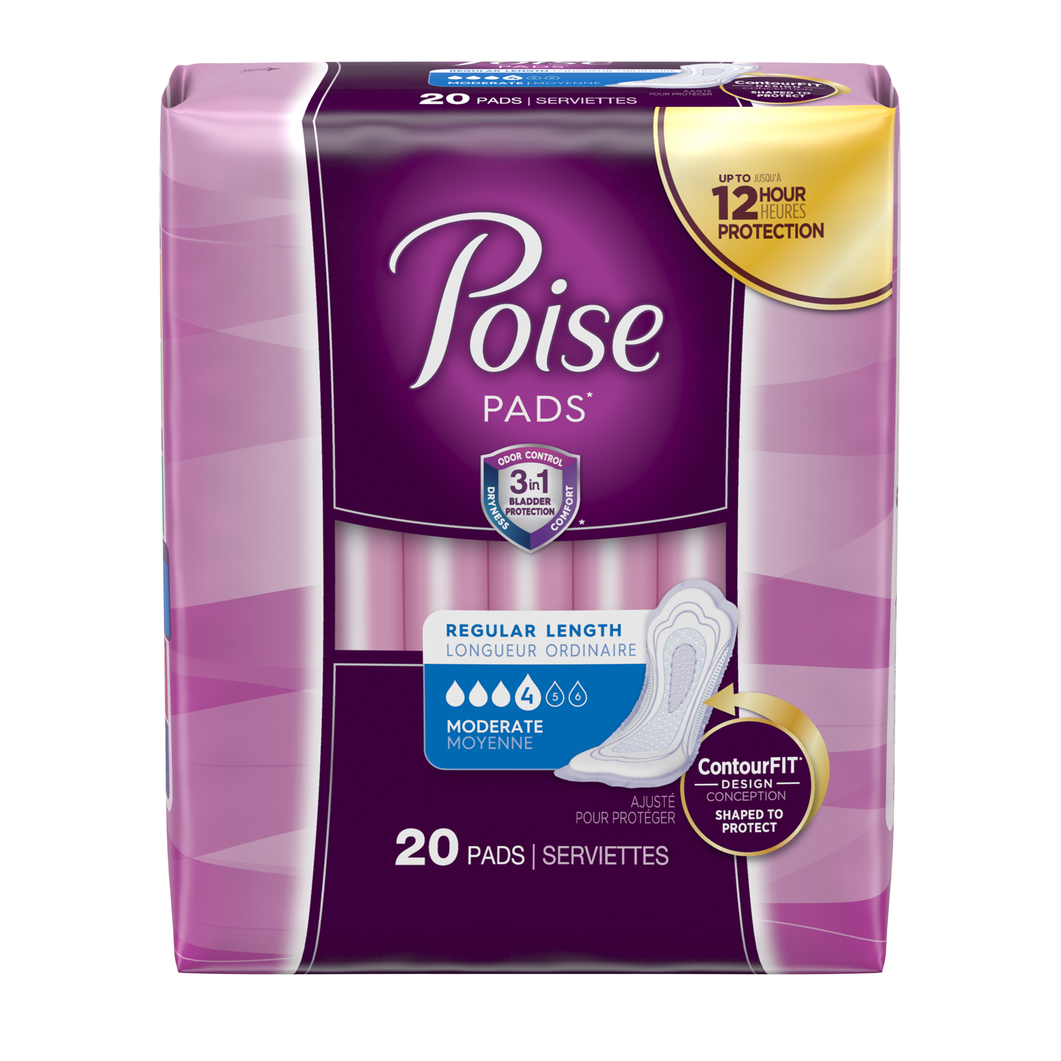 KIMBERLY-CLARK POISE PADS : 19564 PK                $9.43 Stocked