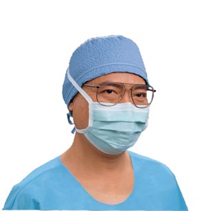 Halyard 49214 Tie On Surgical Mask: 49214 CS                                                                   