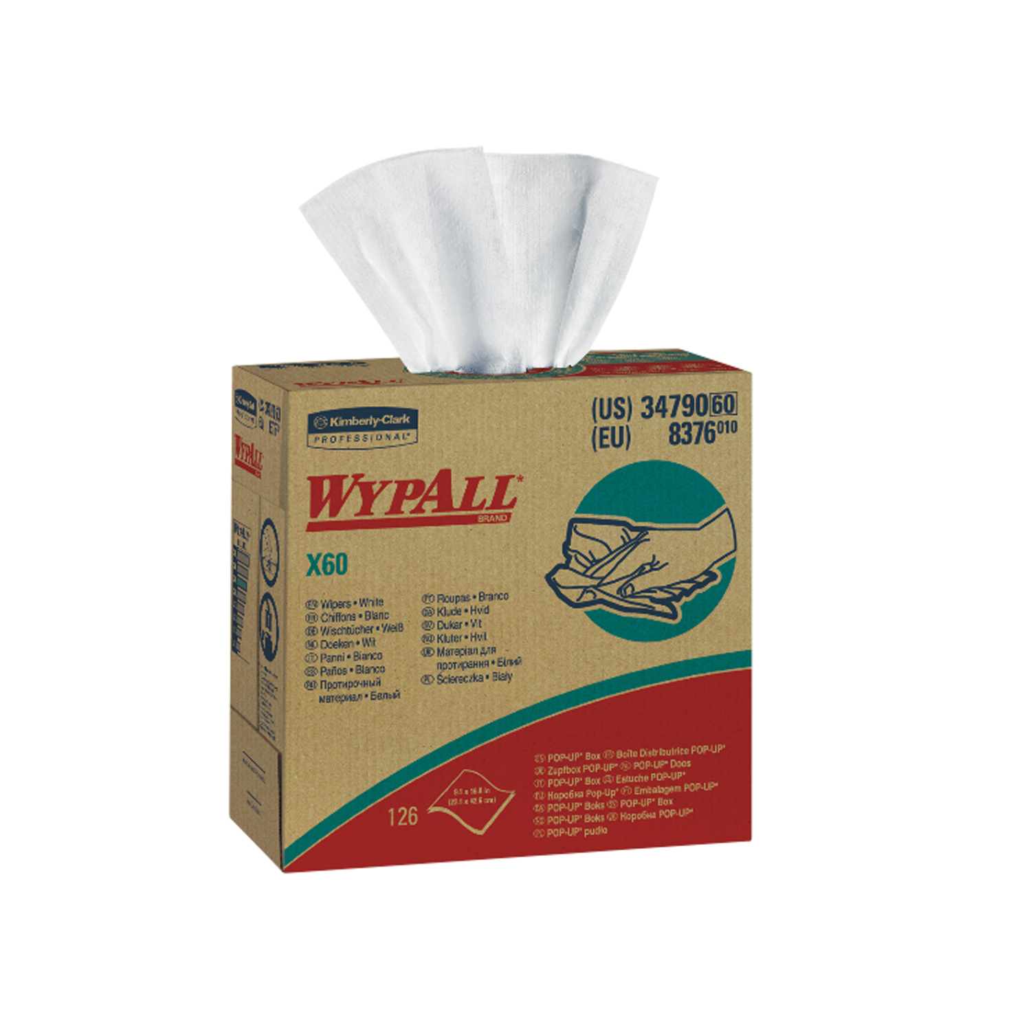 KIMBERLY-CLARK WYPALL WIPERS : 34790 BX     $13.73 Stocked