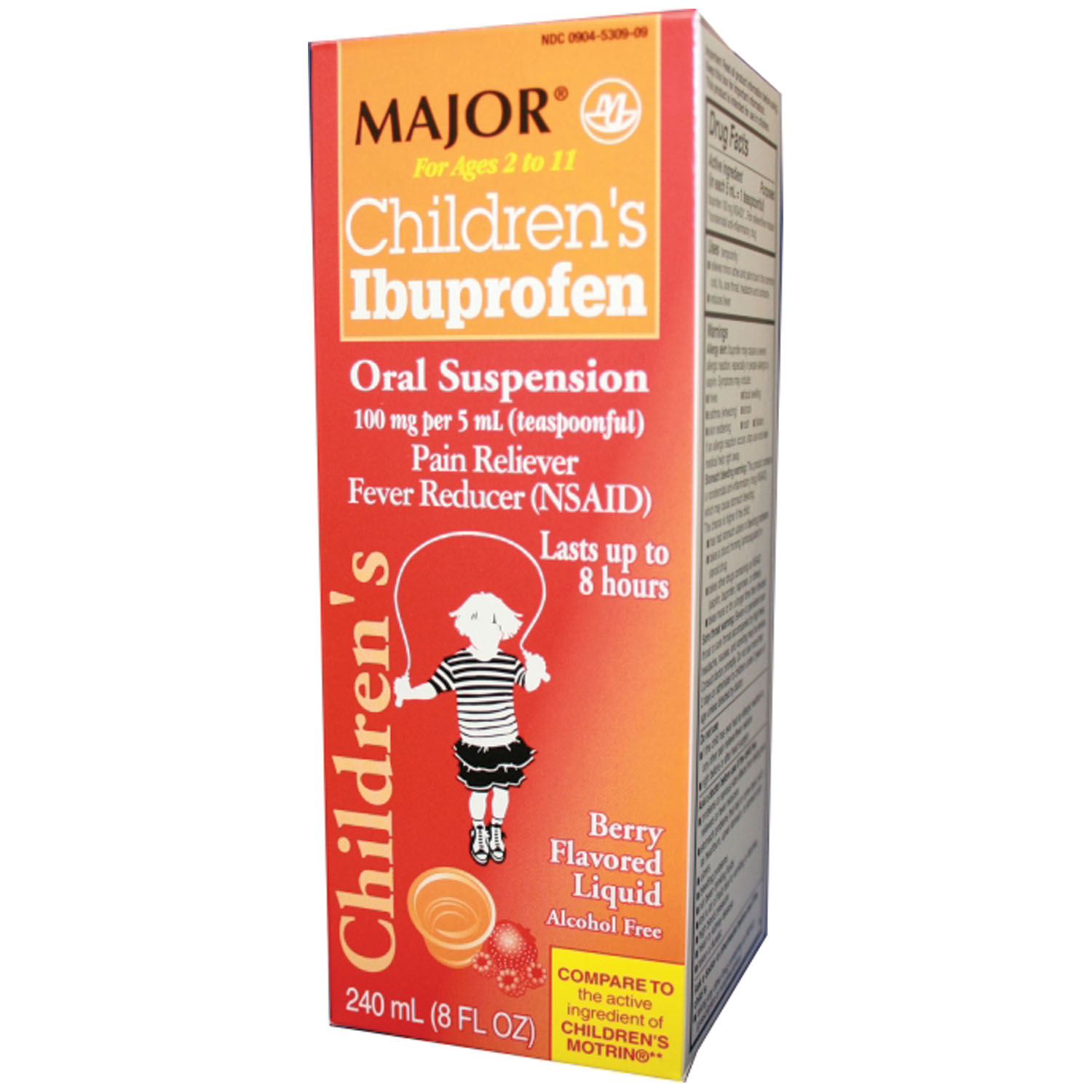 MAJOR ANALGESIC - CHILDRENS : 263246 EA $8.01 Stocked