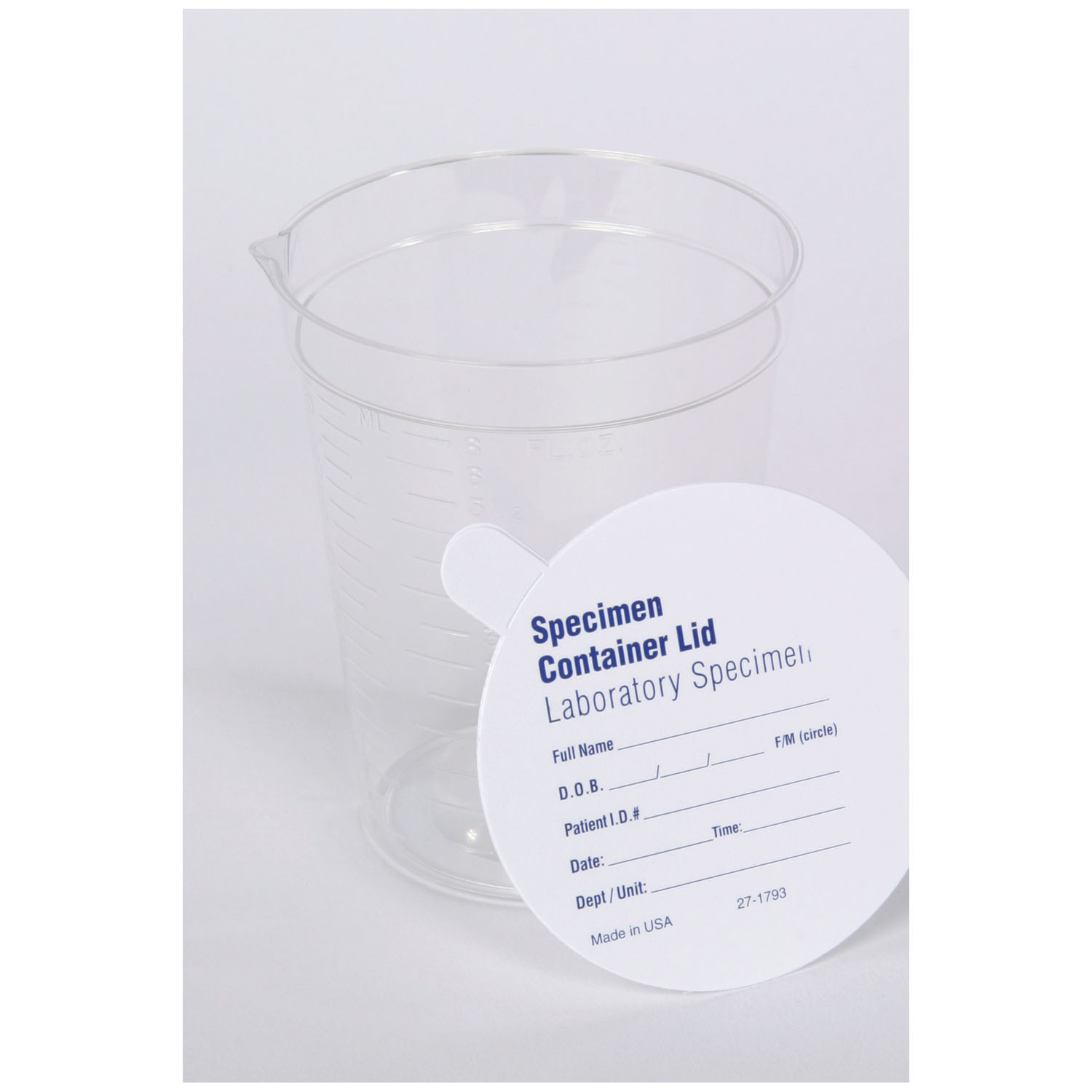 MEDEGEN GENT-L-KARE NON-STERILE SPECIMEN CONTAINERS : 4629 SLV      $6.99 Stocked