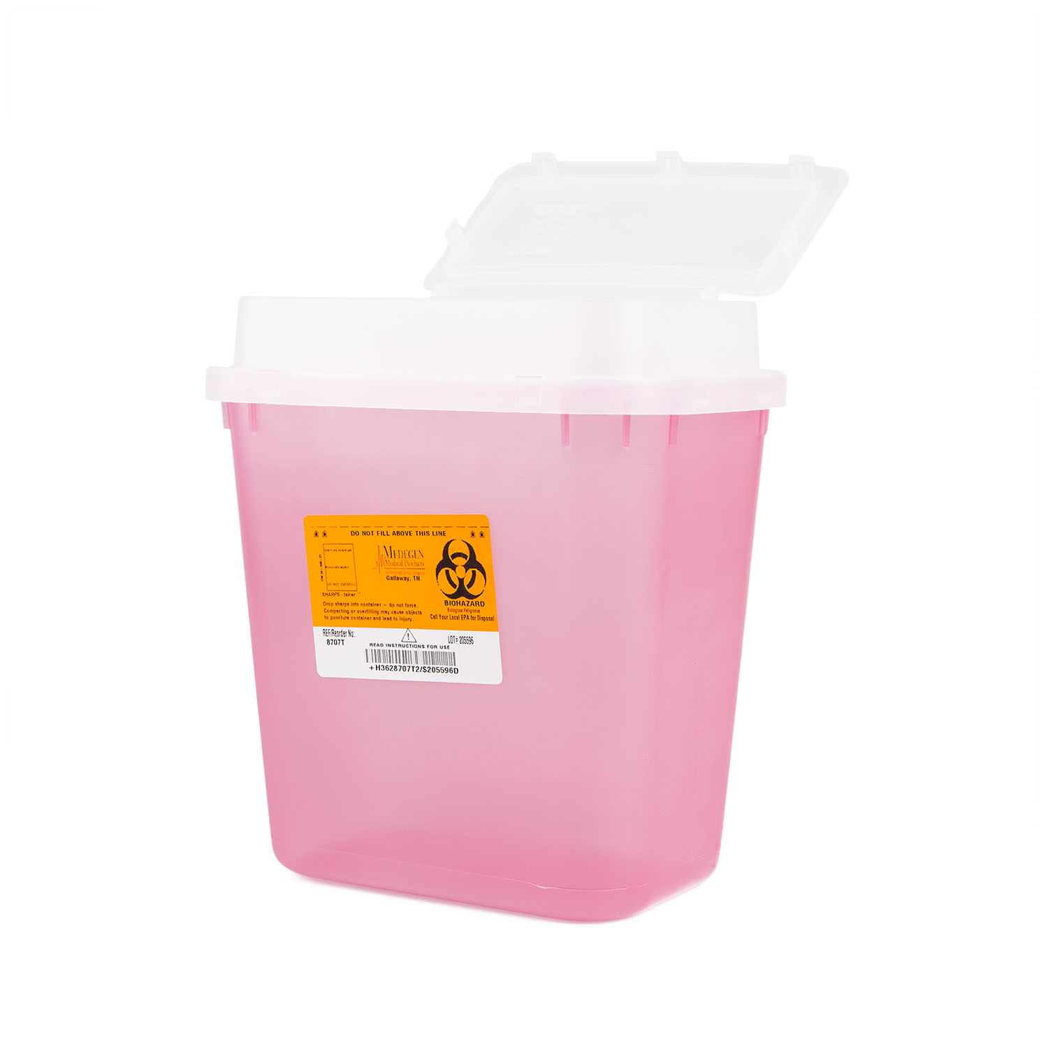 MEDEGEN STACKABLE SHARPS-CONTAINER SYSTEM : 8707T EA   $8.16 Stocked