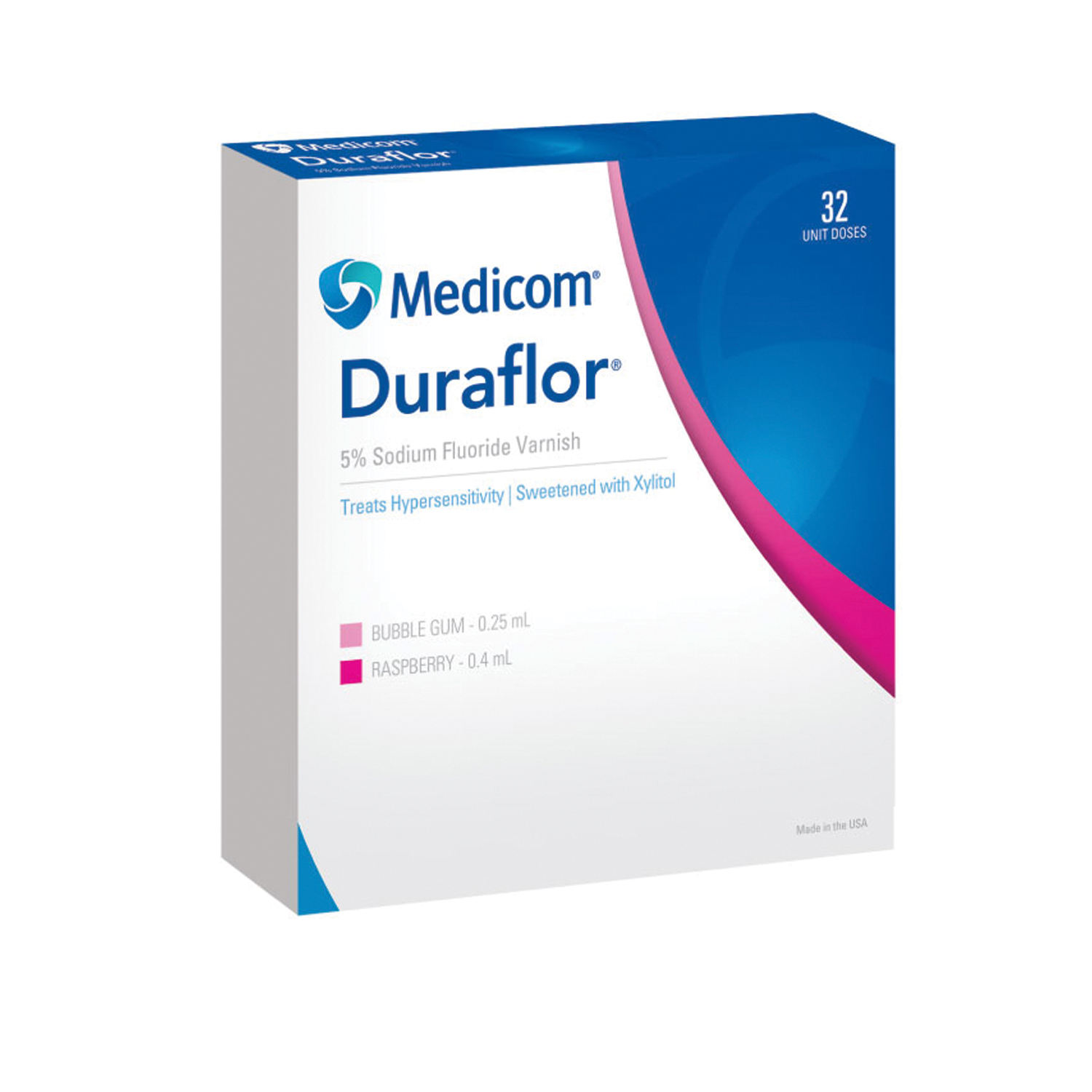 MEDICOM DURAFLOR 5% SODIUM FLUORIDE VARNISH : 1011-BG32 BX        $49.41 Stocked