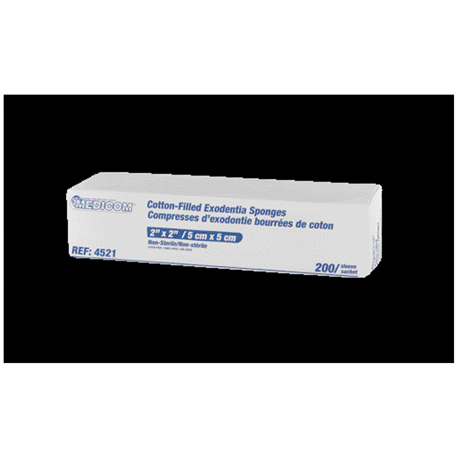 MEDICOM EXODONTIA COTTON-FILLED GAUZE : 4521 SLV   $2.64 Stocked