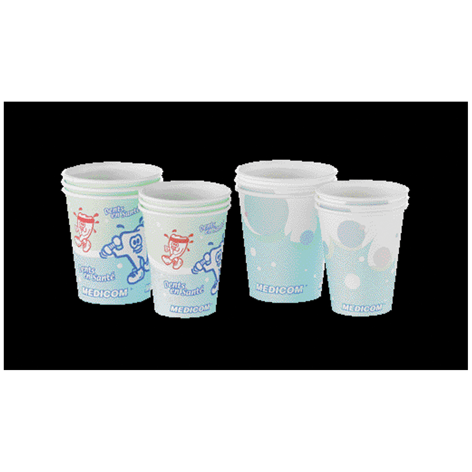 MEDICOM POLY COATED PAPER CUPS : 114-CH SLV $6.42 Stocked