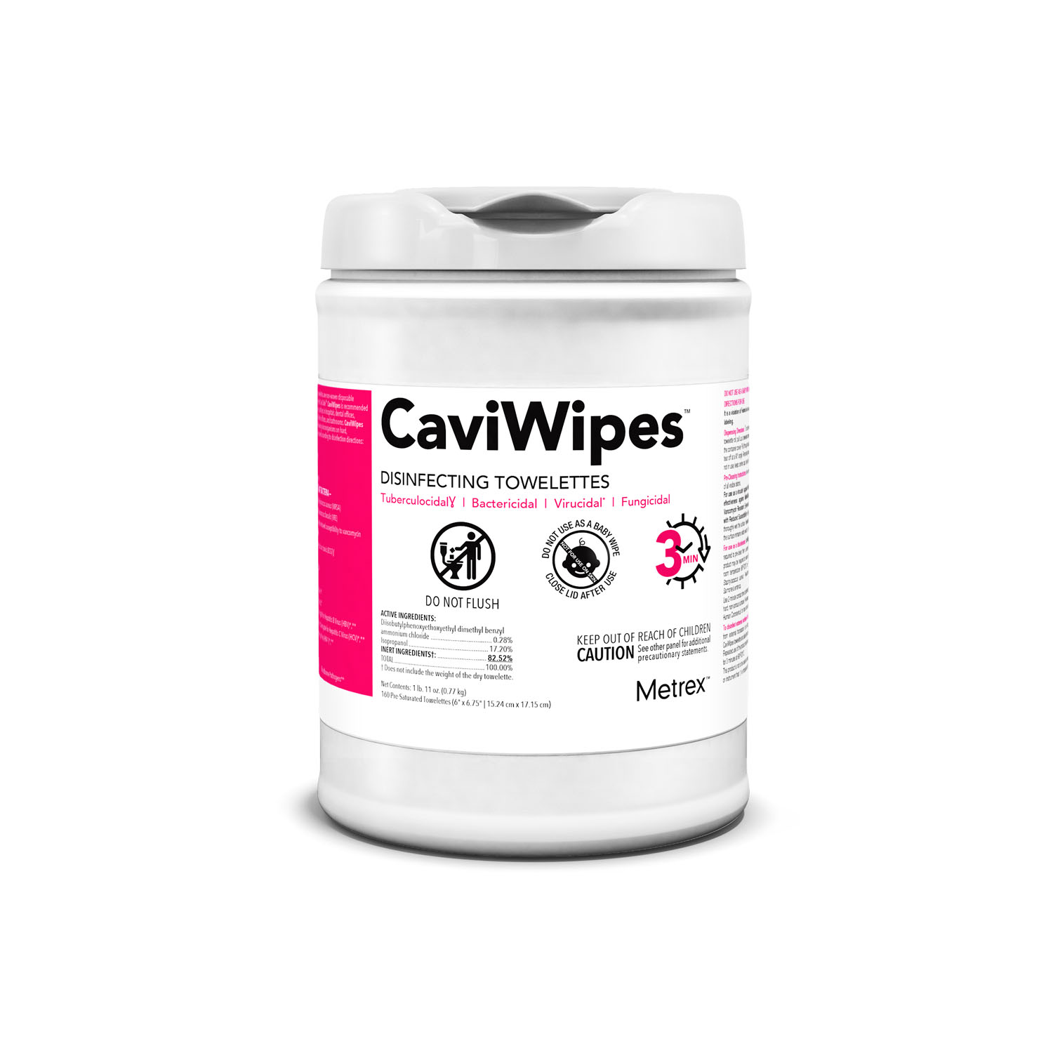 METREX CAVIWIPES DISINFECTING TOWELETTES : 13-1100 CS          $138.61 Stocked