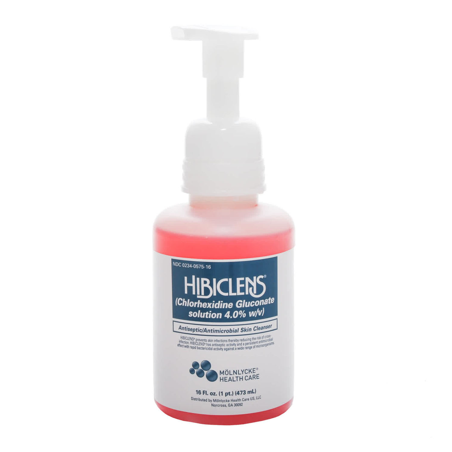 MOLNLYCKE HIBICLENS ANTISEPTIC ANTIMICROBIAL SKIN CLEANSER : 57516 EA                       $13.95 Stocked