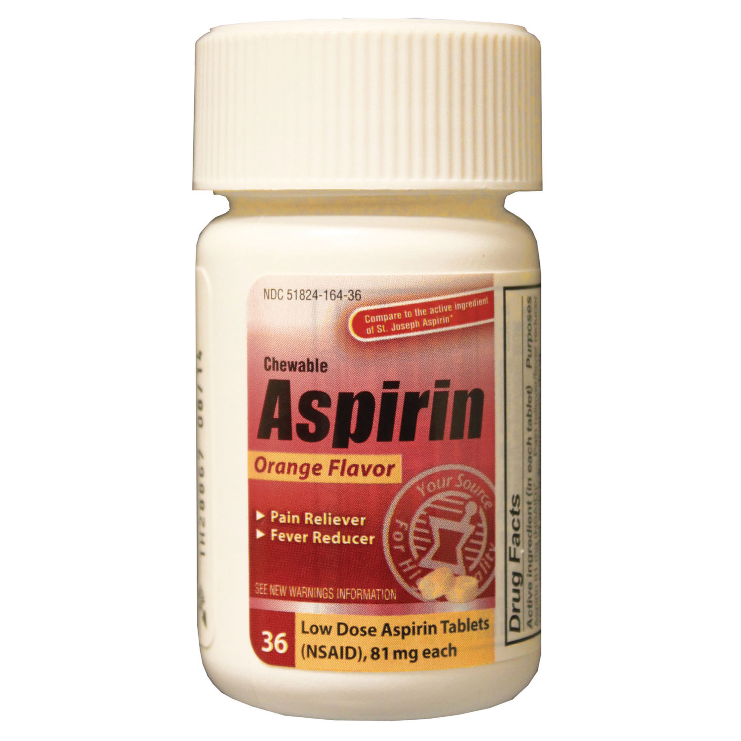 NEW WORLD IMPORTS CAREALL ASPIRIN : CCA36 BTL $1.13 Stocked