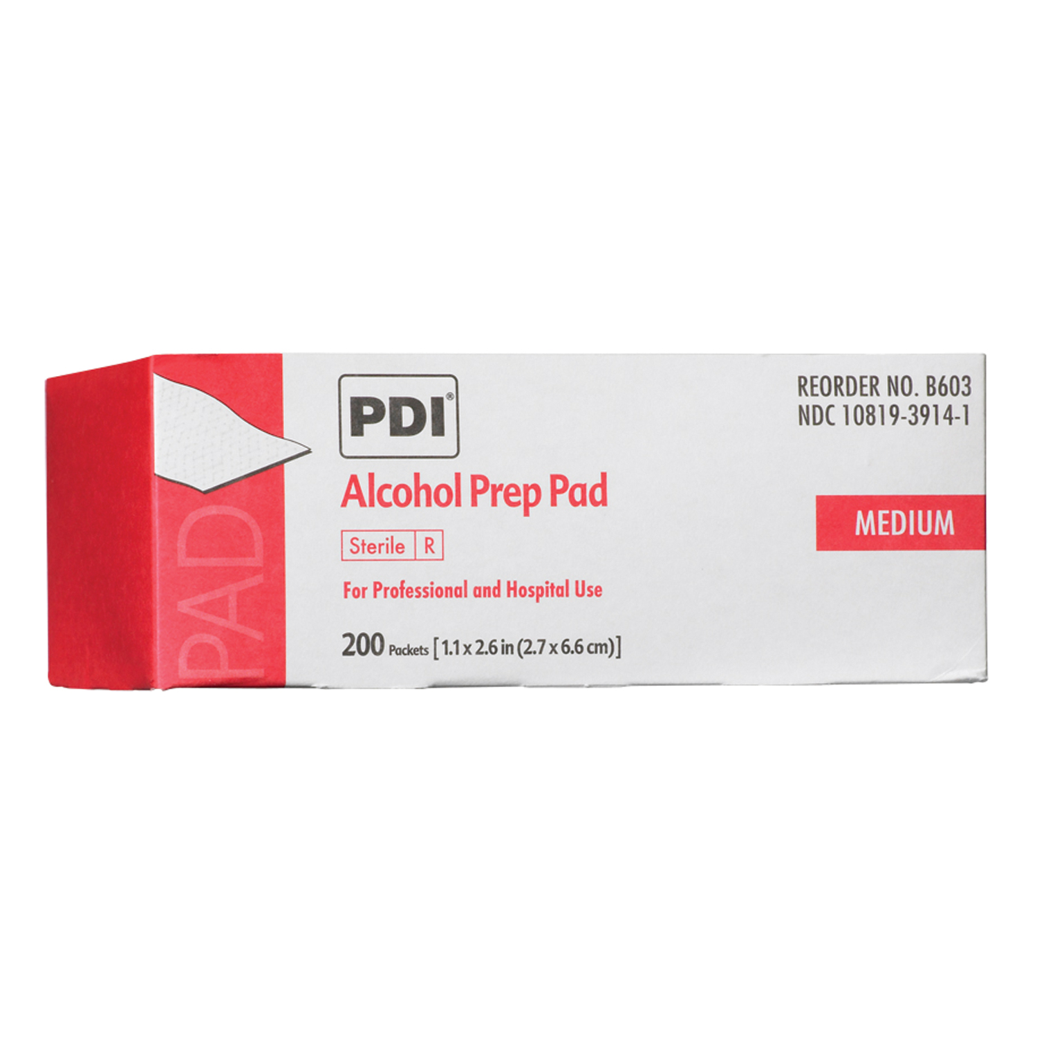 PDI ALCOHOL PREP PAD : B60307 BX $5.07 Stocked