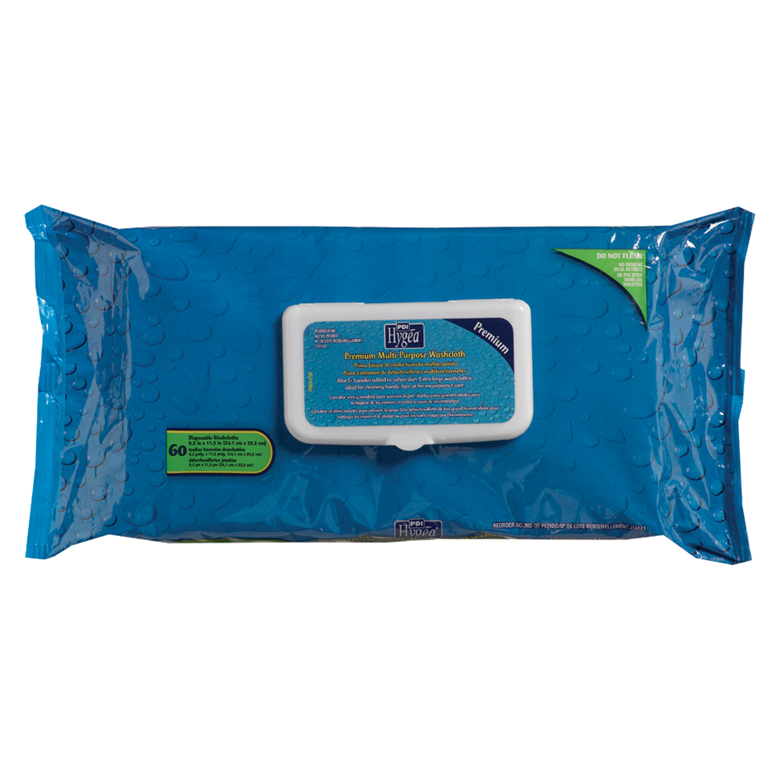 PDI HYGEA MULTIPURPOSE  WASHCLOTHS : J14143 PK $4.40 Stocked