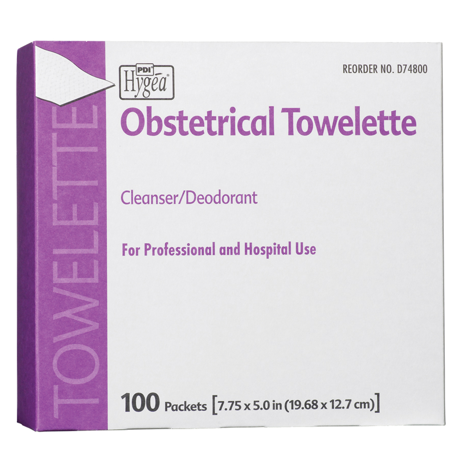 PDI HYGEA OBSTETRICAL TOWELETTE : D74800 BX $5.27 Stocked