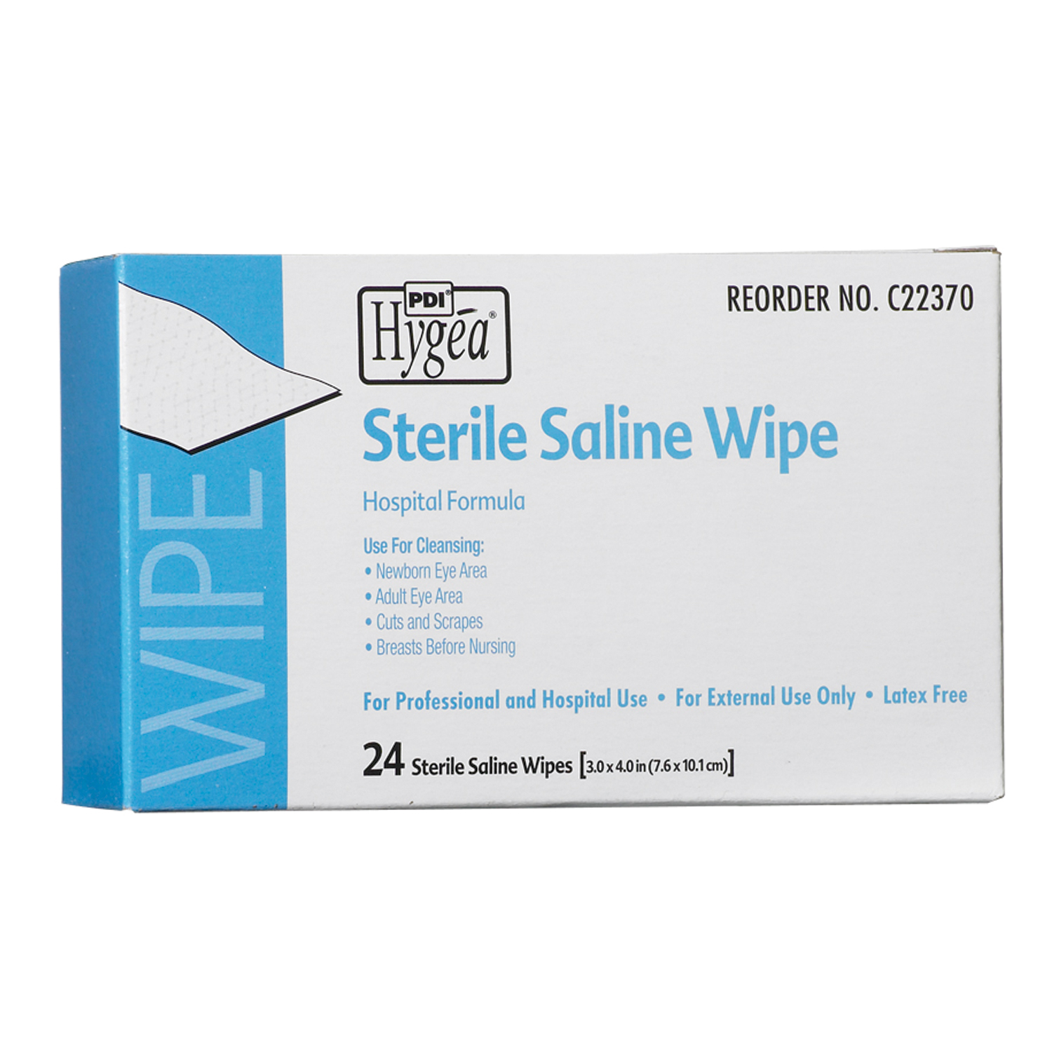 PDI HYGEA STERILE SALINE WIPE : C22370 BX         $3.93 Stocked