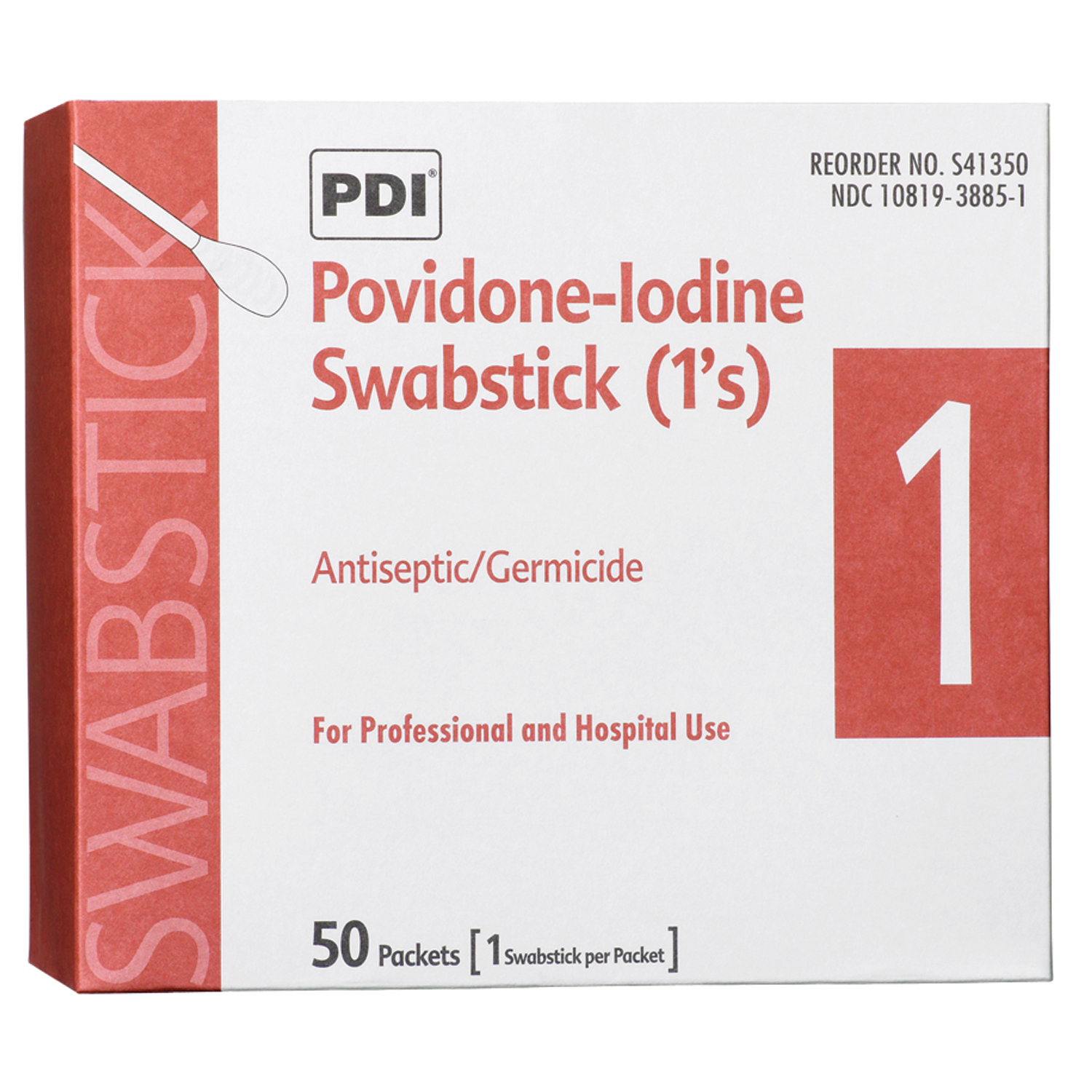 PDI PVP IODINE SWABSTICK : S41350 BX   $9.13 Stocked