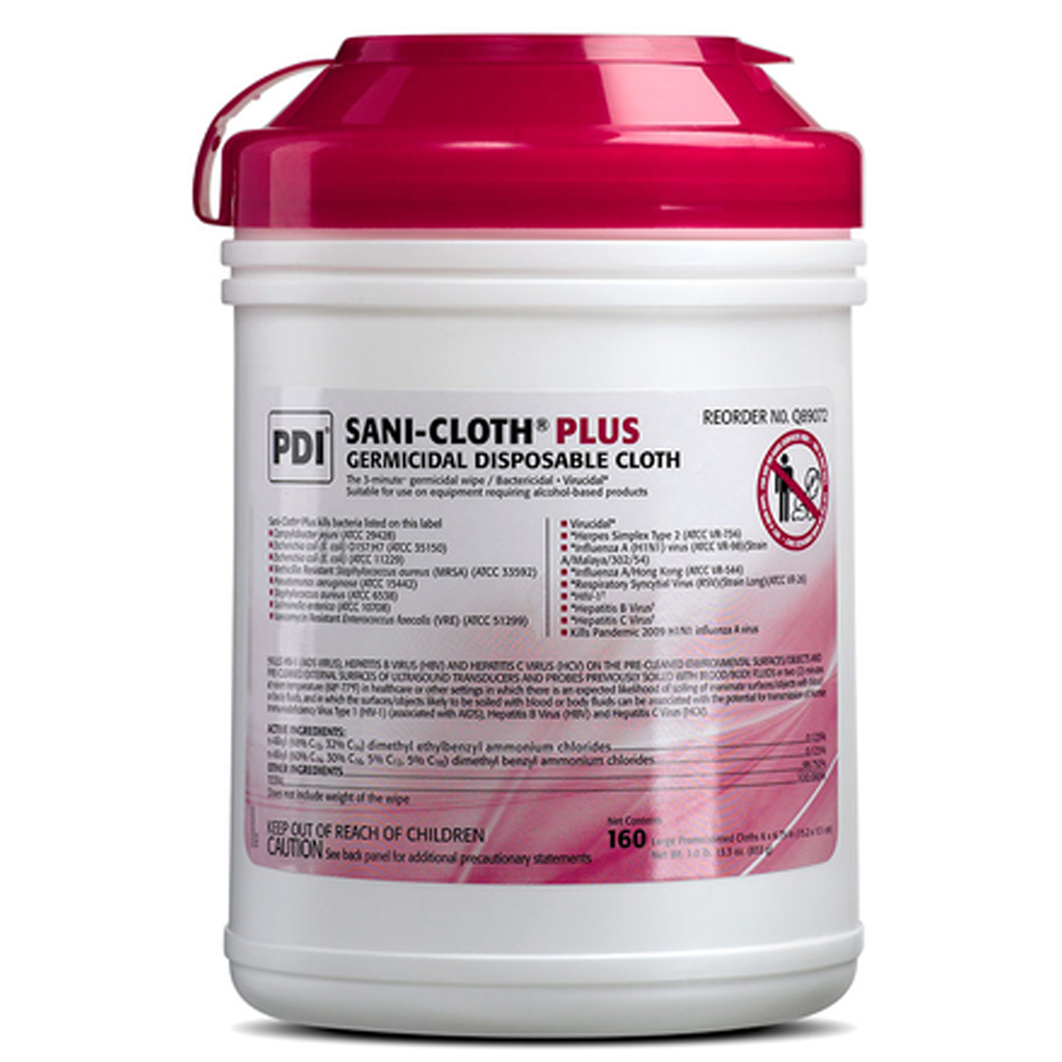 PDI SANI-CLOTH PLUS GERMICIDAL DISPOSABLE CLOTH : Q89072 EA $8.08 Stocked