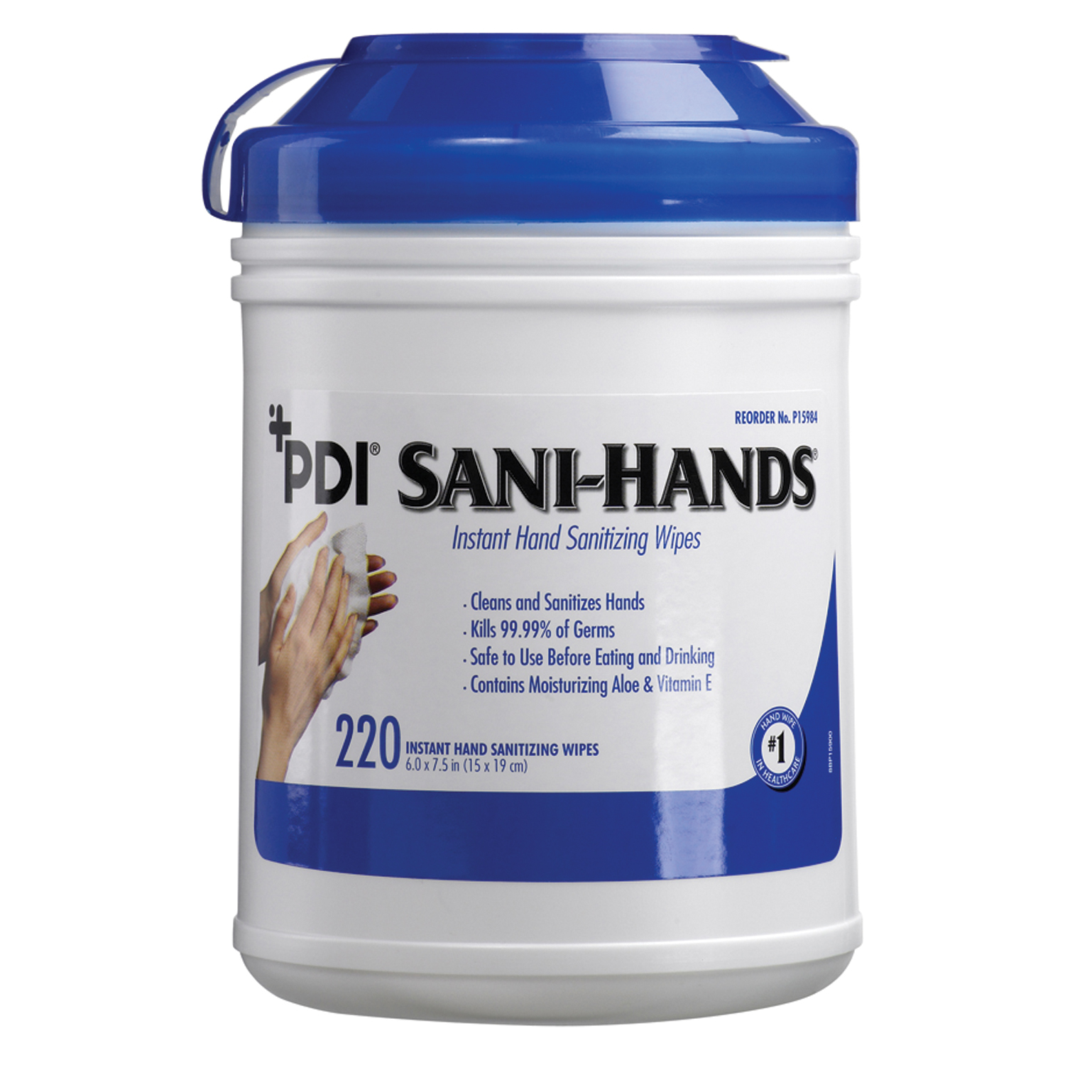 PDI SANI-HANDS INSTANT HAND SANITIZING WIPES : P15984 CN                                                                                                                                                                                                       