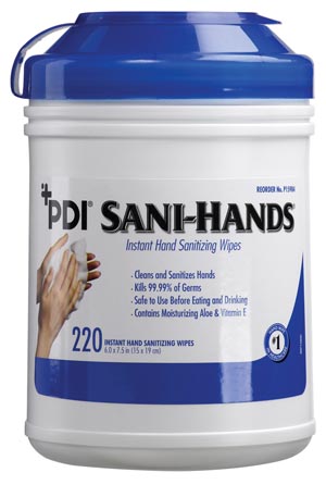 PDI SANI-HANDS INSTANT HAND SANITIZING WIPES : P15984 CS                                                                                                                                                                                                       
