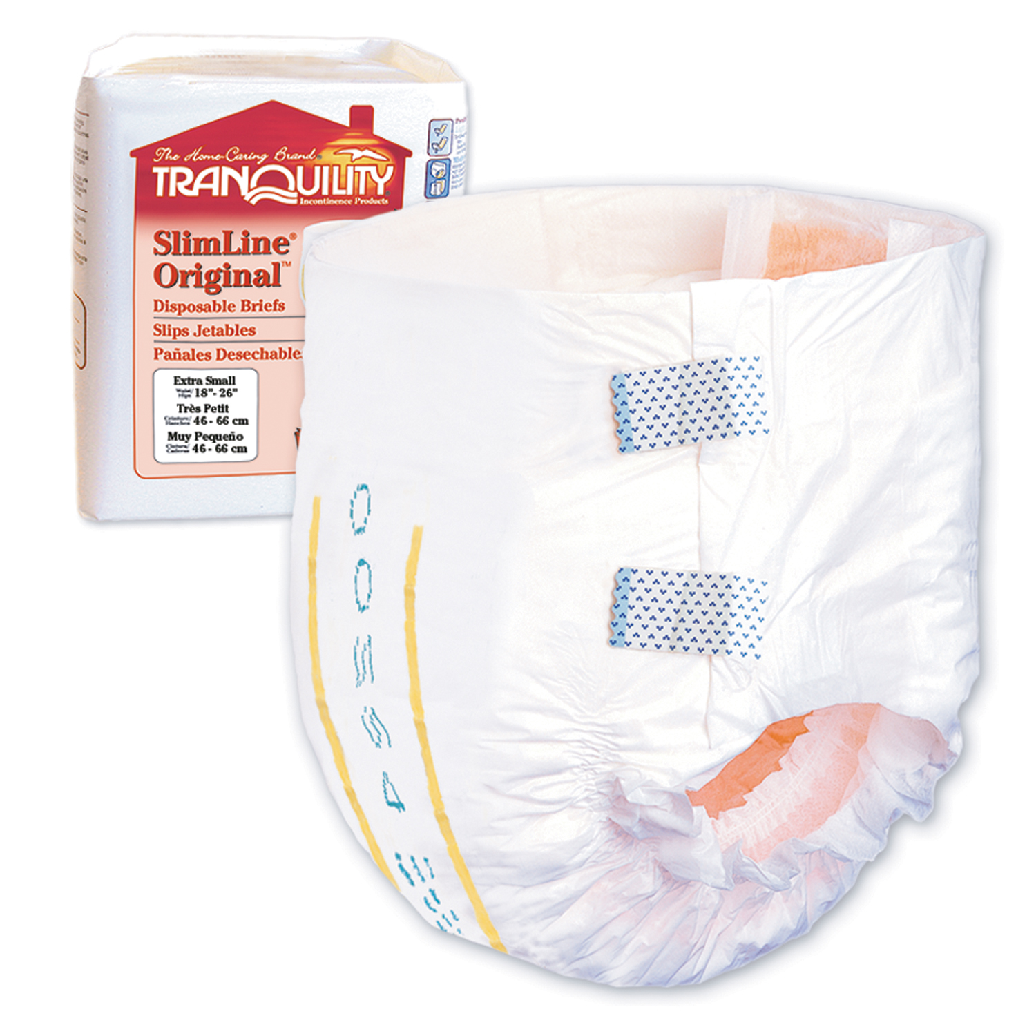 PRINCIPLE BUSINESS TRANQUILITY SLIMLINE DISPOSABLE BRIEFS : 2166 PK     $7.19 Stocked