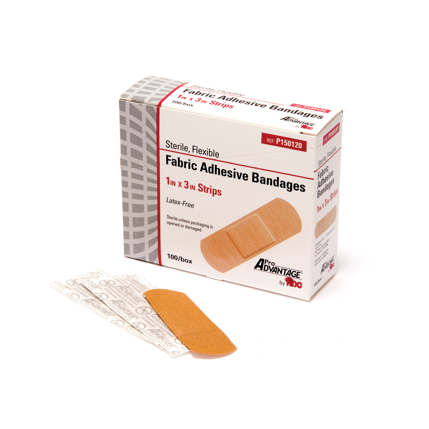 PRO ADVANTAGE FABRIC ADHESIVE BANDAGE : P150120 BX    $2.88 Stocked