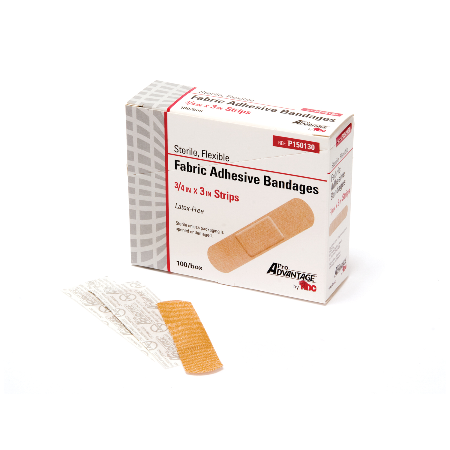 PRO ADVANTAGE FABRIC ADHESIVE BANDAGE : P150130 BX     $2.49 Stocked